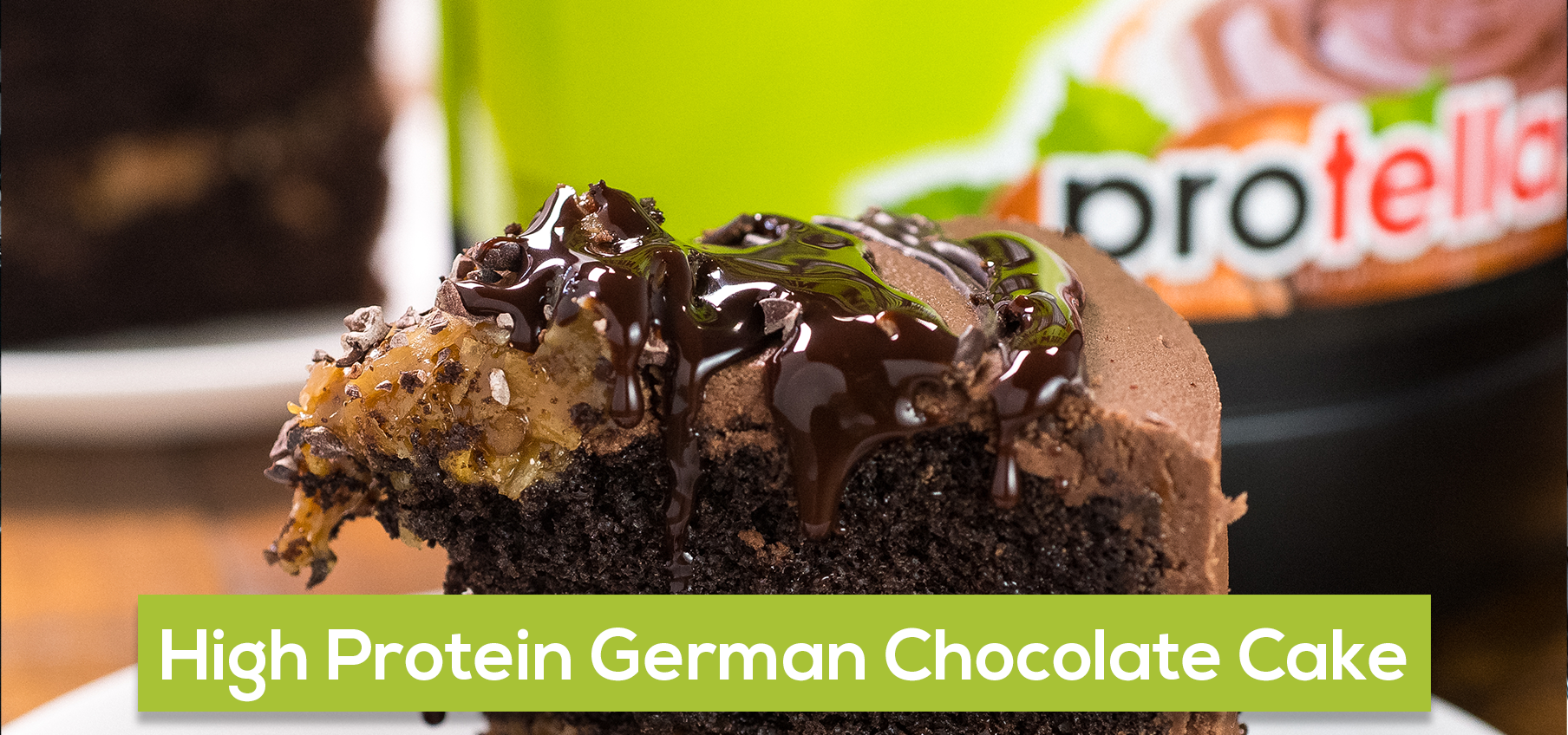 High Protein German Chocolate Cake