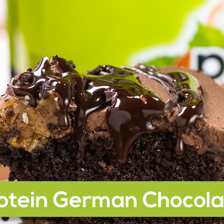 High Protein German Chocolate Cake