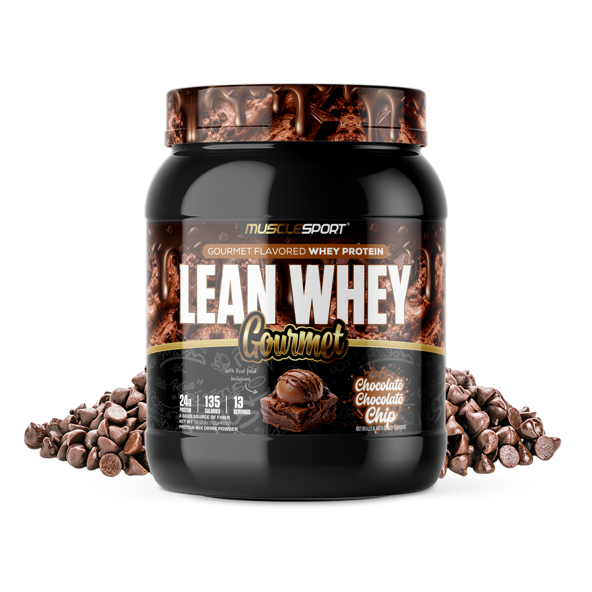 Lean Whey® Gourmet Protein 1lb - Premium Blended Protein