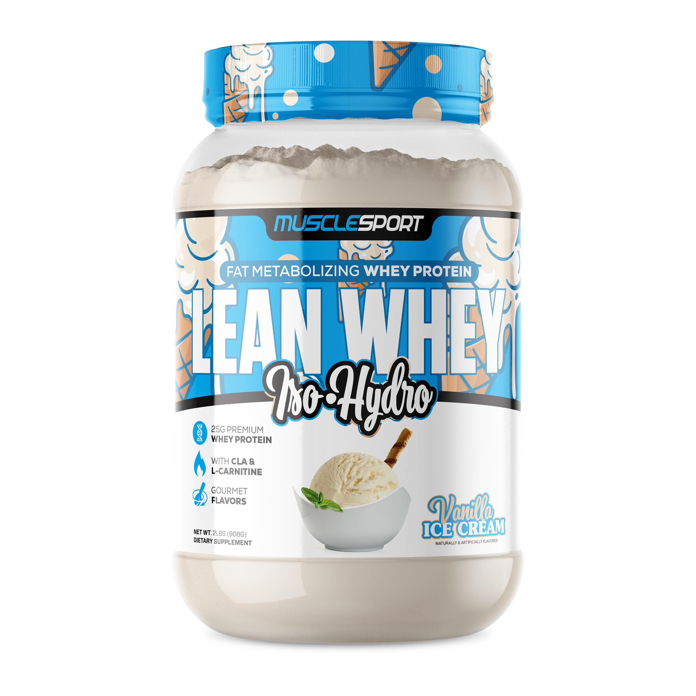 Lean Whey® Iso Hydro Gourmet Protein 2lb - Standard