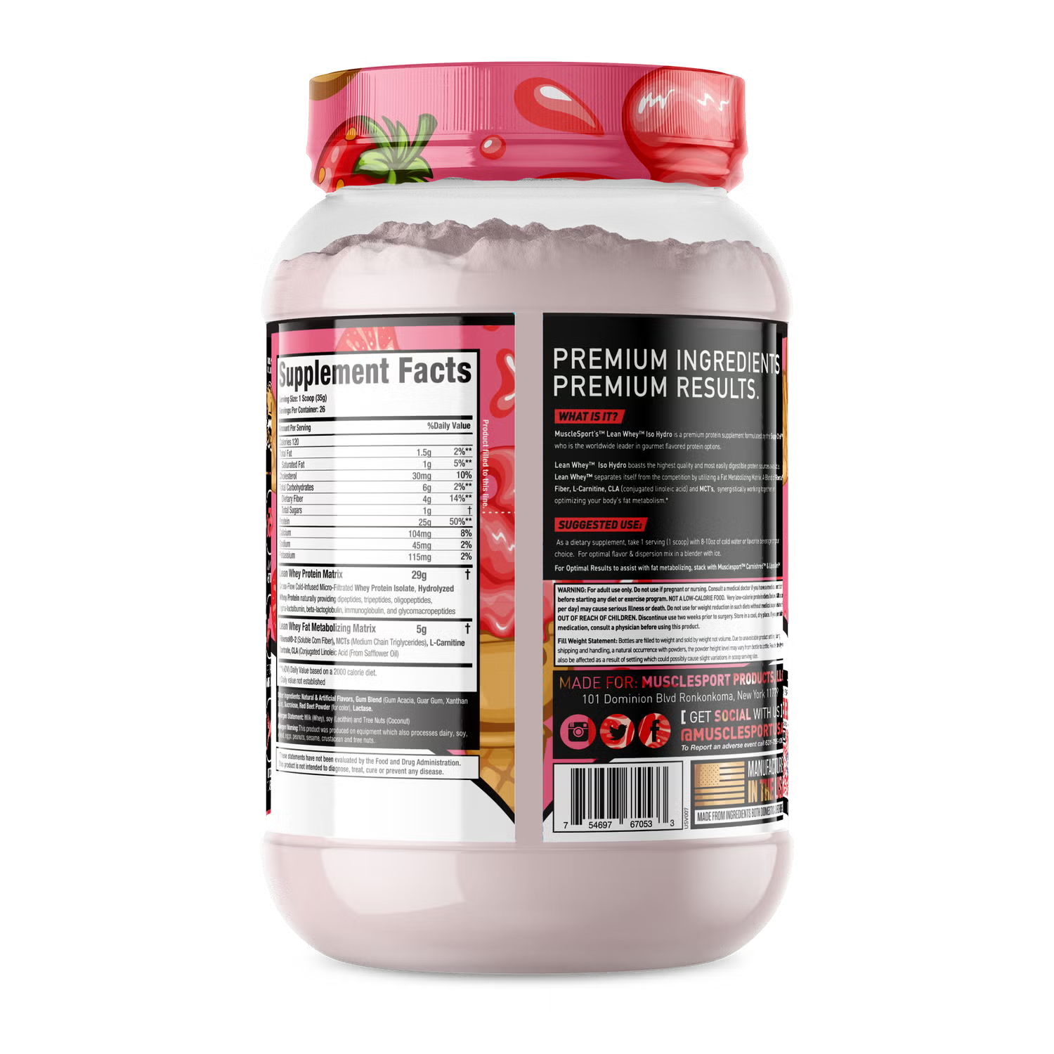 Lean Whey® Iso Hydro Gourmet Protein 2lb - Standard