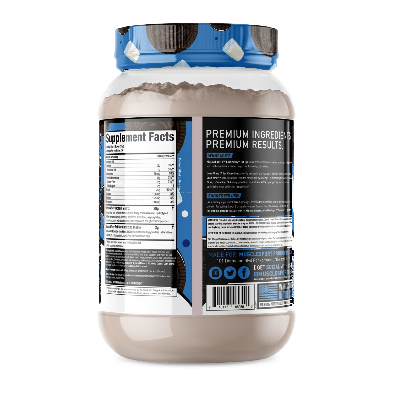 Lean Whey® Iso Hydro Gourmet Protein 2lb - Standard