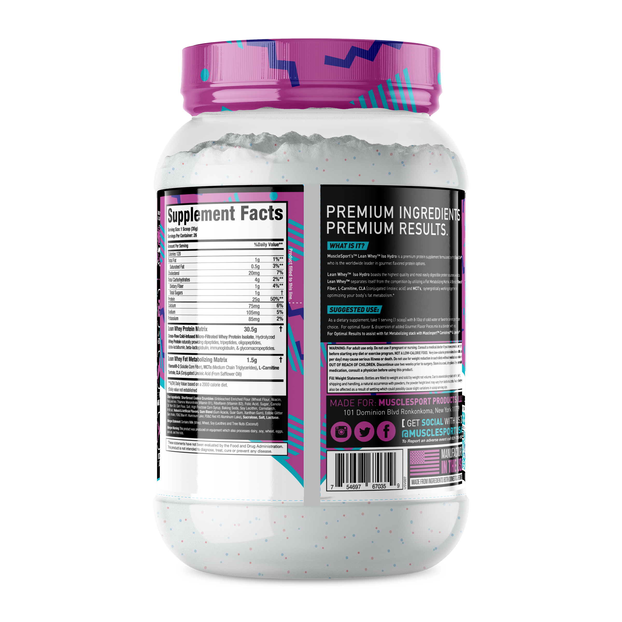 Lean Whey® Iso Hydro Gourmet Protein 2lb - Standard