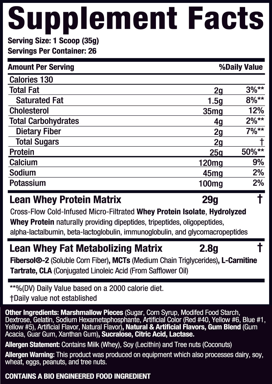Lean Whey® Iso Hydro Gourmet Protein 2lb - Standard