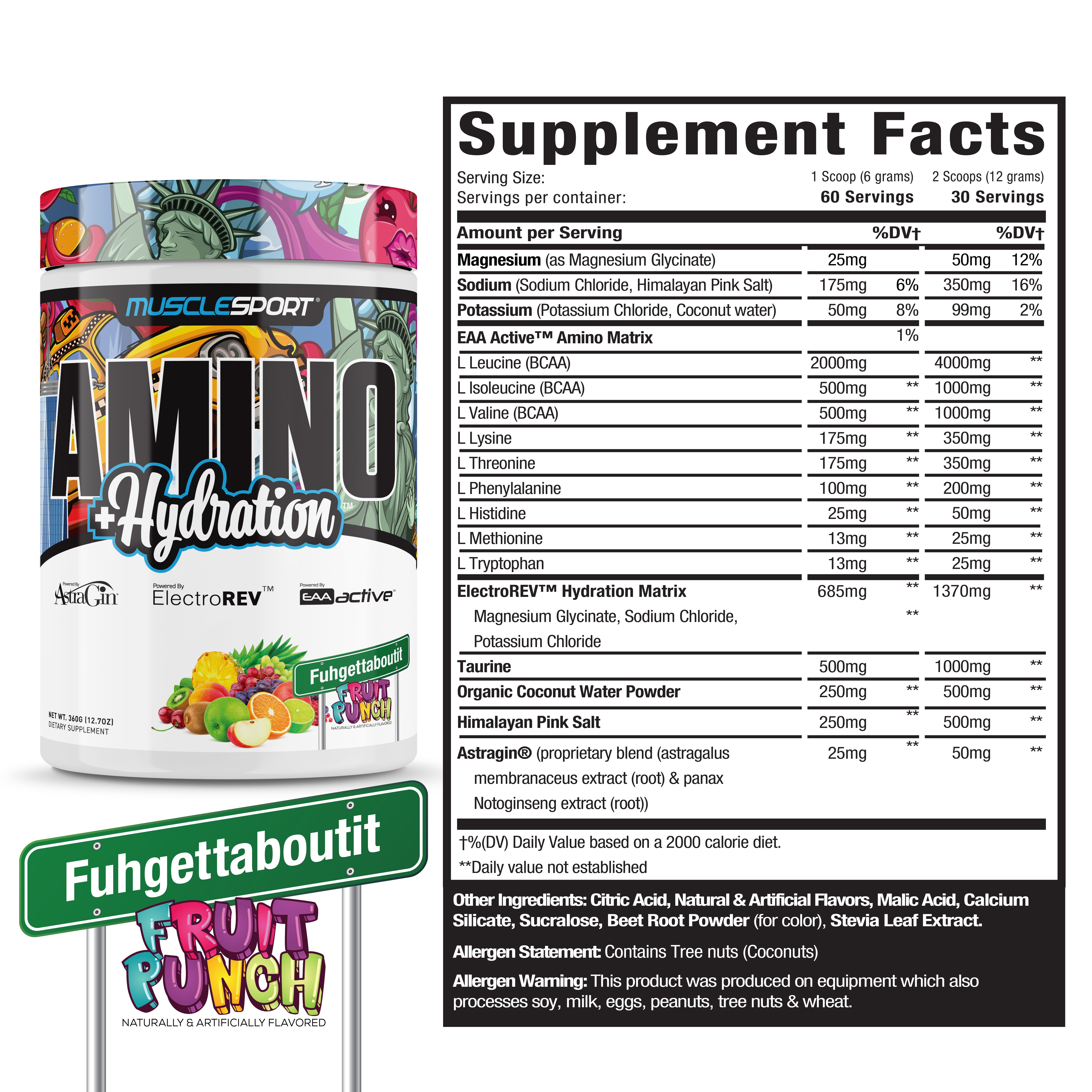Amino + Hydration™ 360 Grams