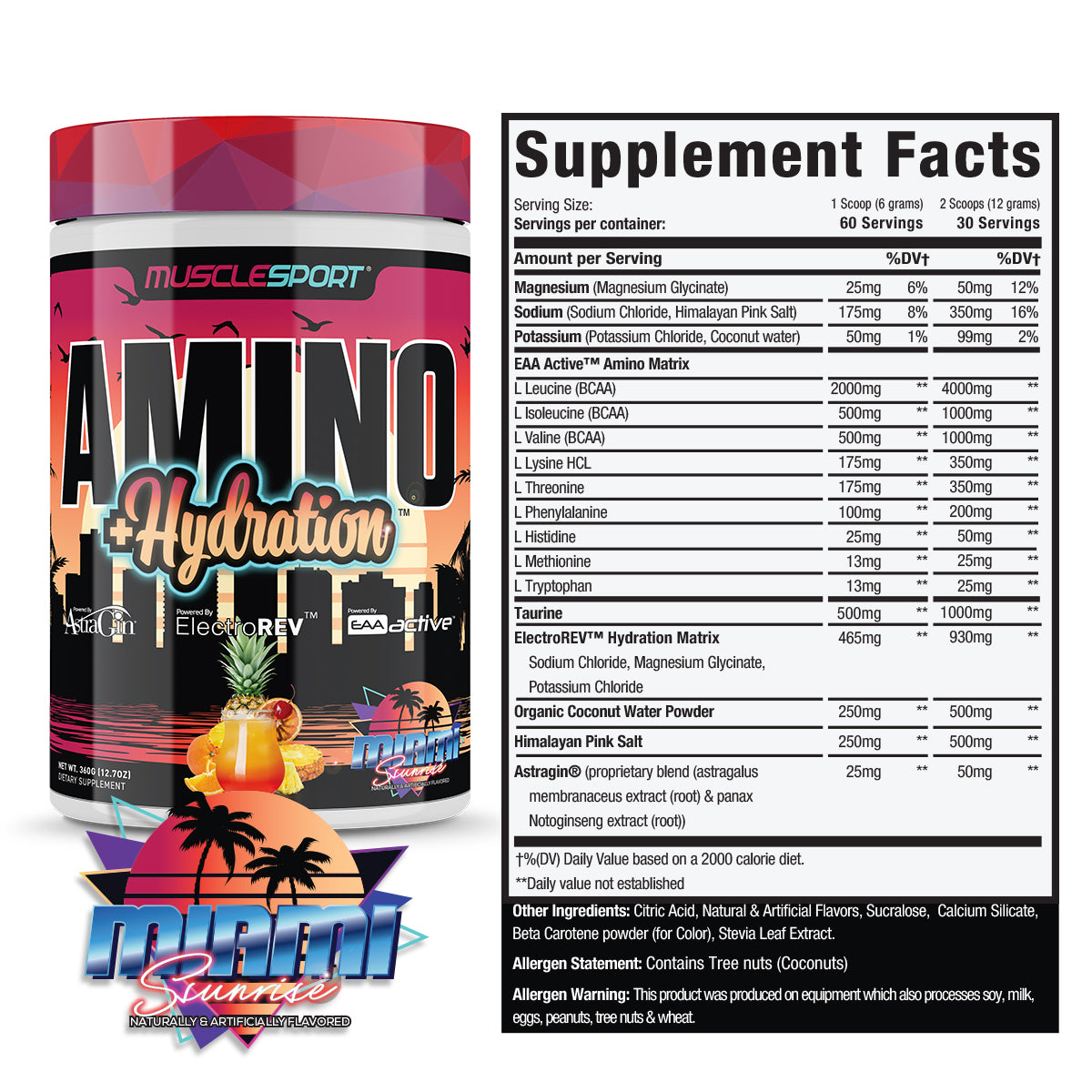 Amino + Hydration™ 360 Grams