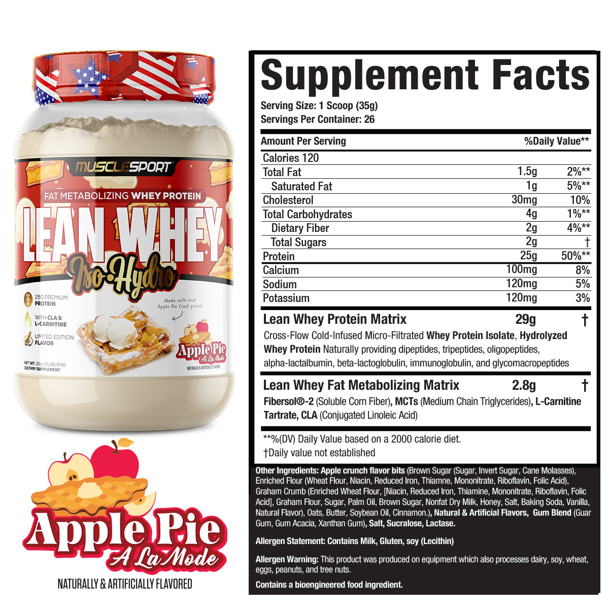 Lean Whey® Iso Hydro Gourmet Protein 2lb - Limited Edition