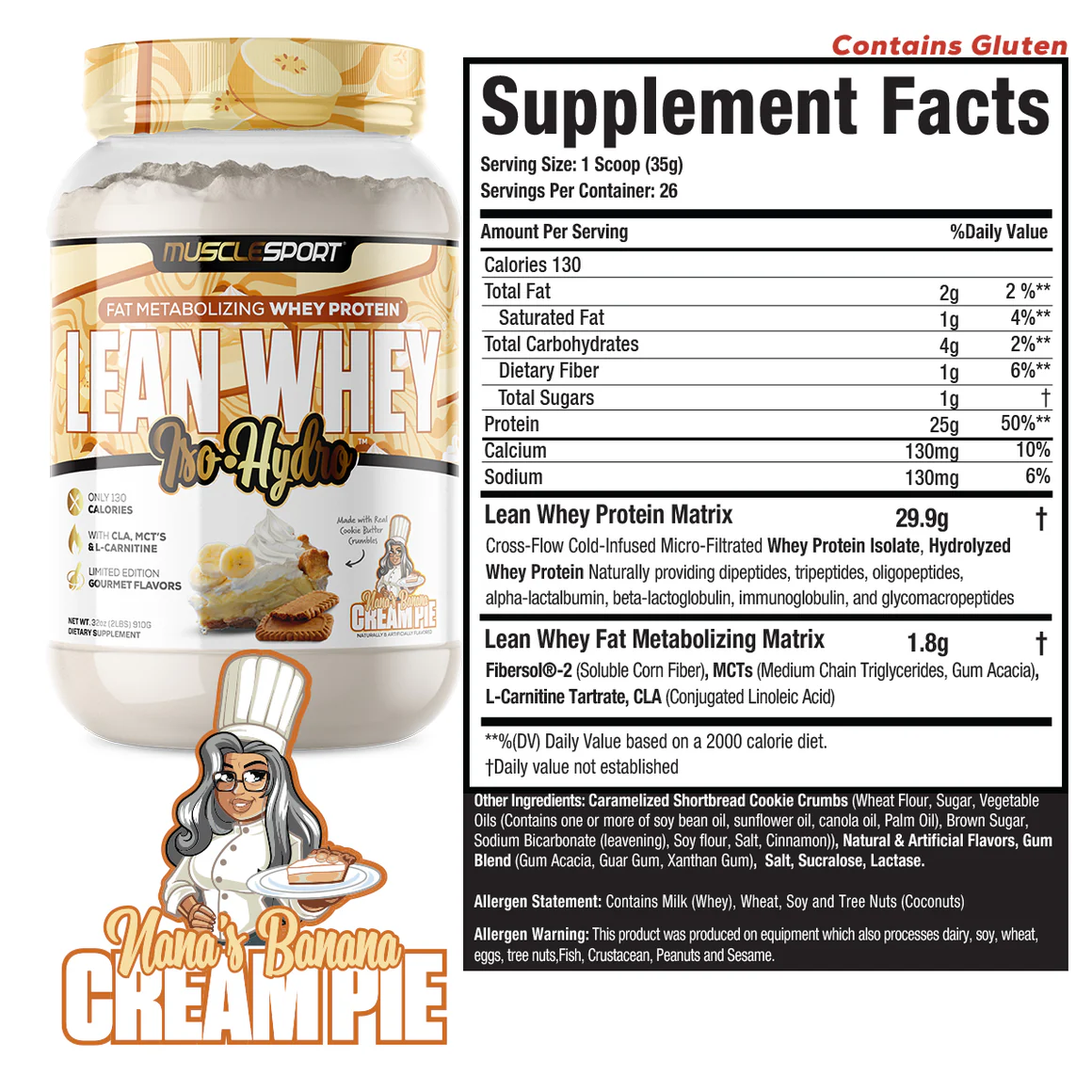 Lean Whey® Iso Hydro Gourmet Protein 2lb - Limited Edition
