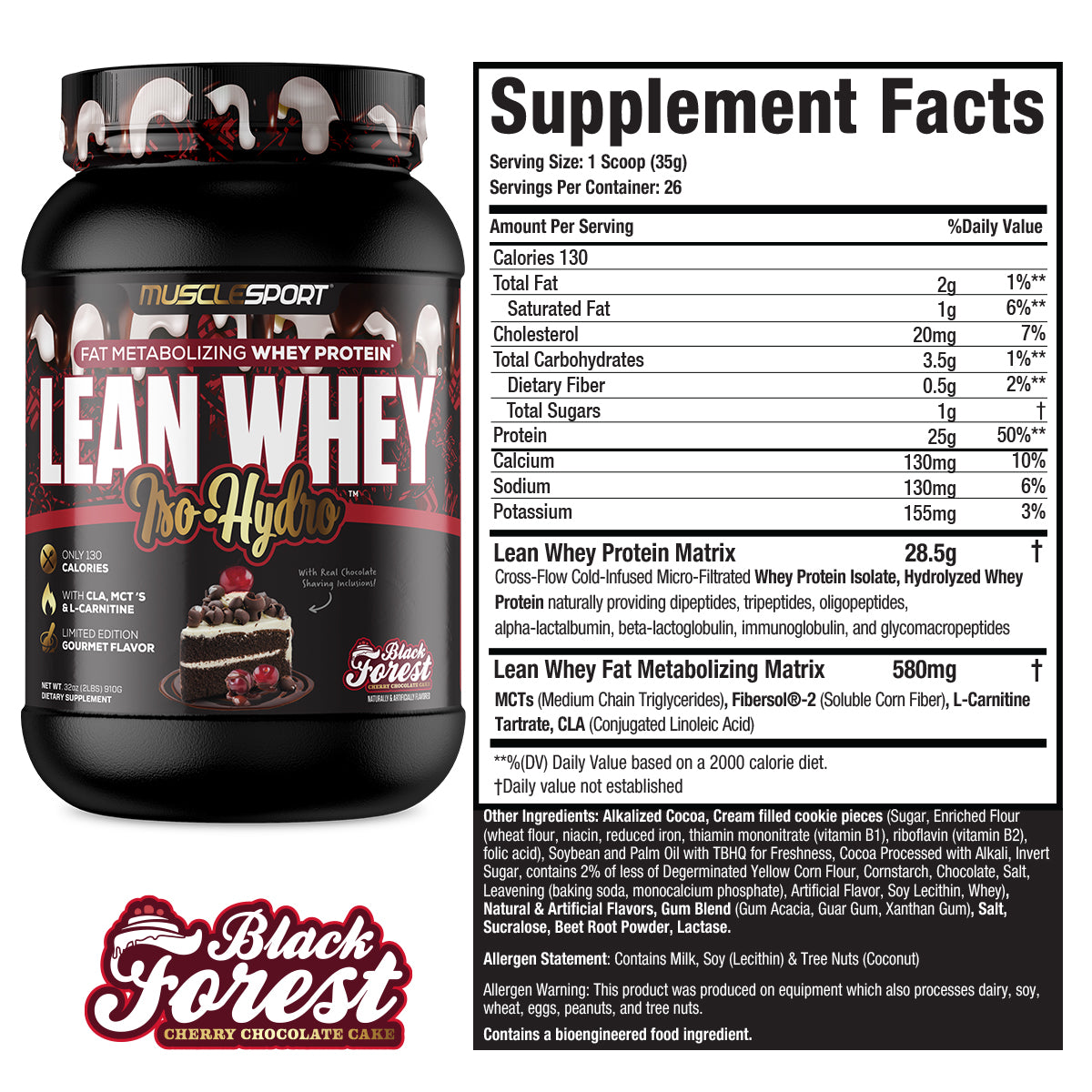 Lean Whey® Iso Hydro Gourmet Protein 2lb - Limited Edition