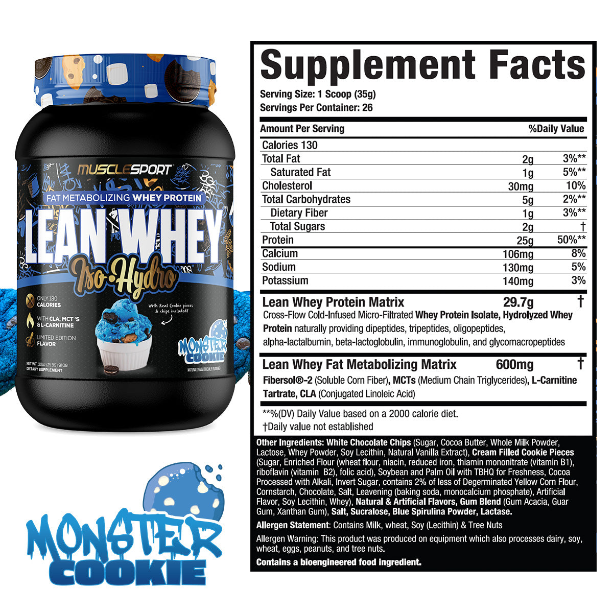 Lean Whey® Iso Hydro Gourmet Protein 2lb - Limited Edition