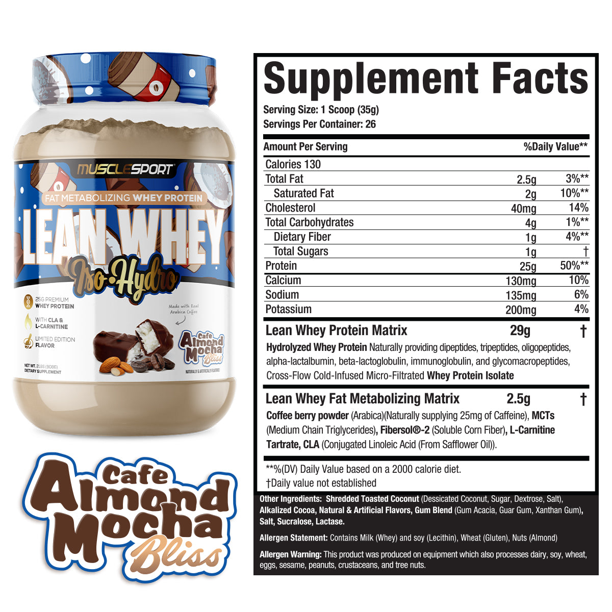 Lean Whey® Iso Hydro Gourmet Protein 2lb - Limited Edition