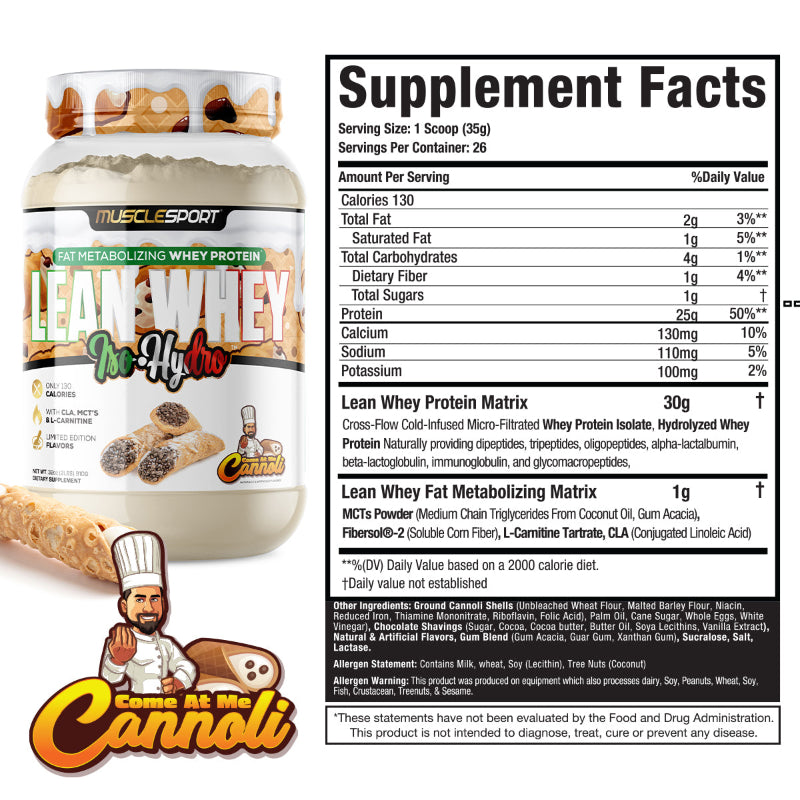 Lean Whey® Iso Hydro Gourmet Protein 2lb - Limited Edition