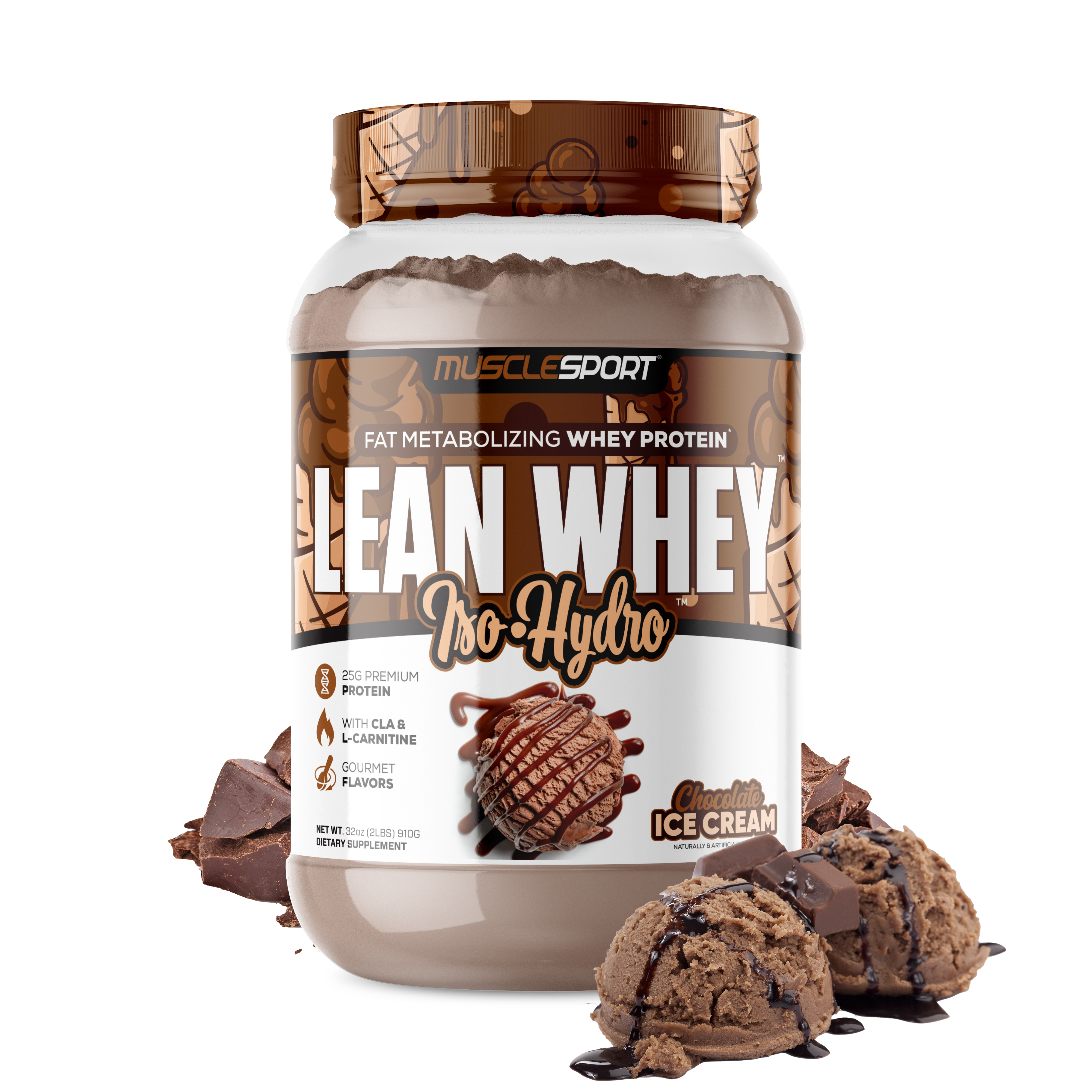 Lean Whey® Iso Hydro Gourmet Protein 2lb - Standard