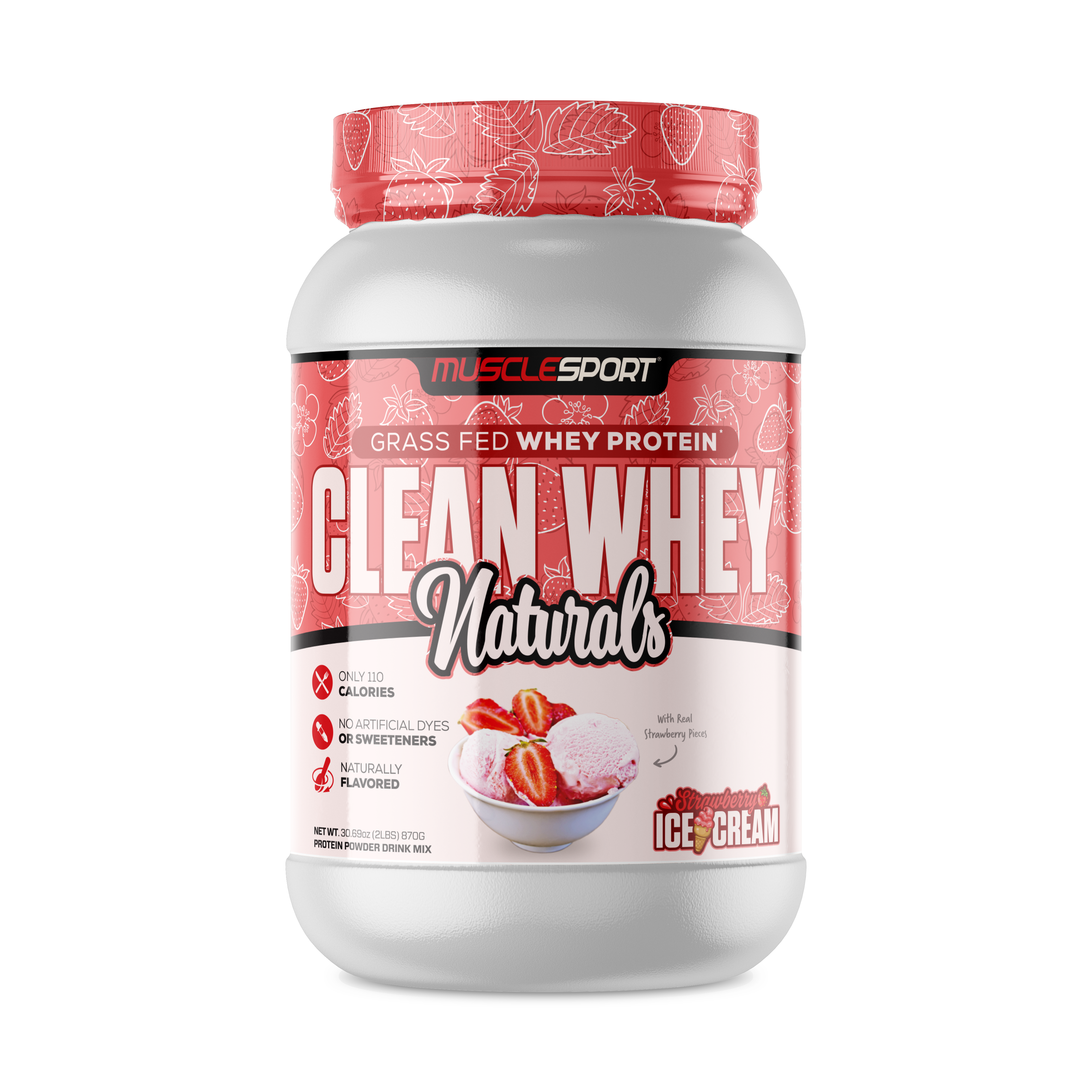 Clean Whey™ Naturals Grass Fed Protein 2lb