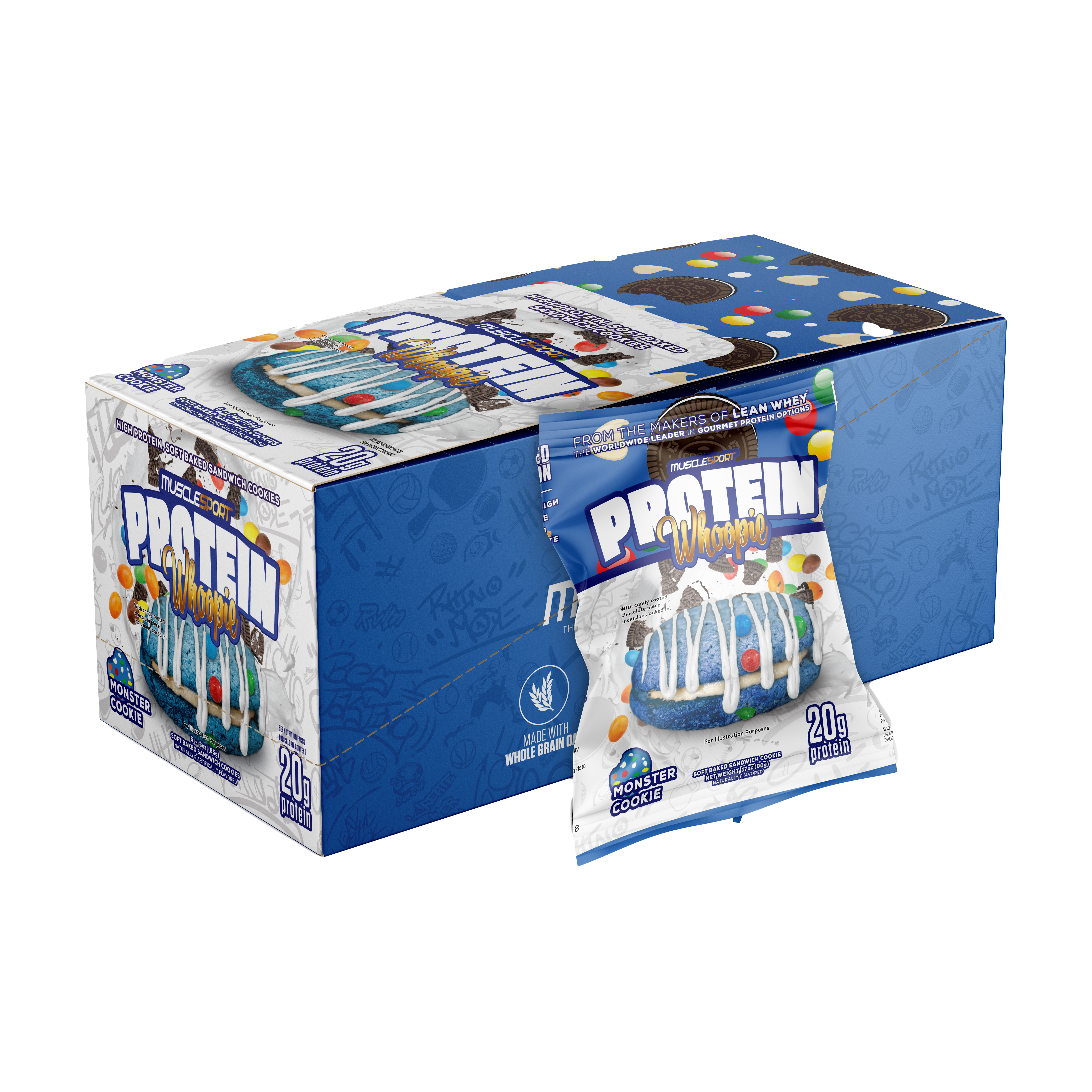 Protein Whoopies 6 Pack 90 Grams