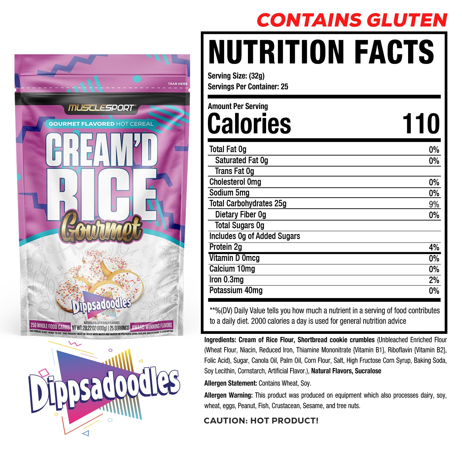 Cream'd Rice Gourmet VIP Access - Hot Cereal - 25 Servings