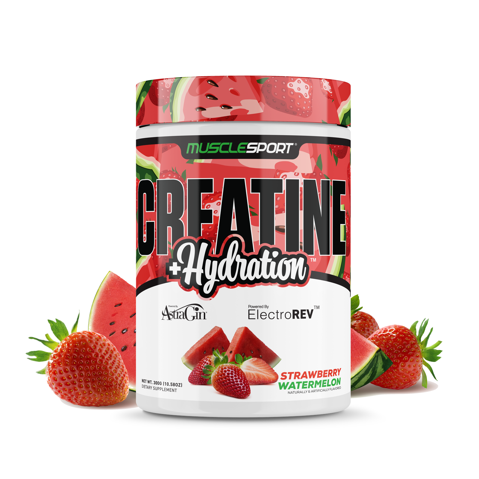 Creatine + Hydration™ 300 Grams - Musclesport®