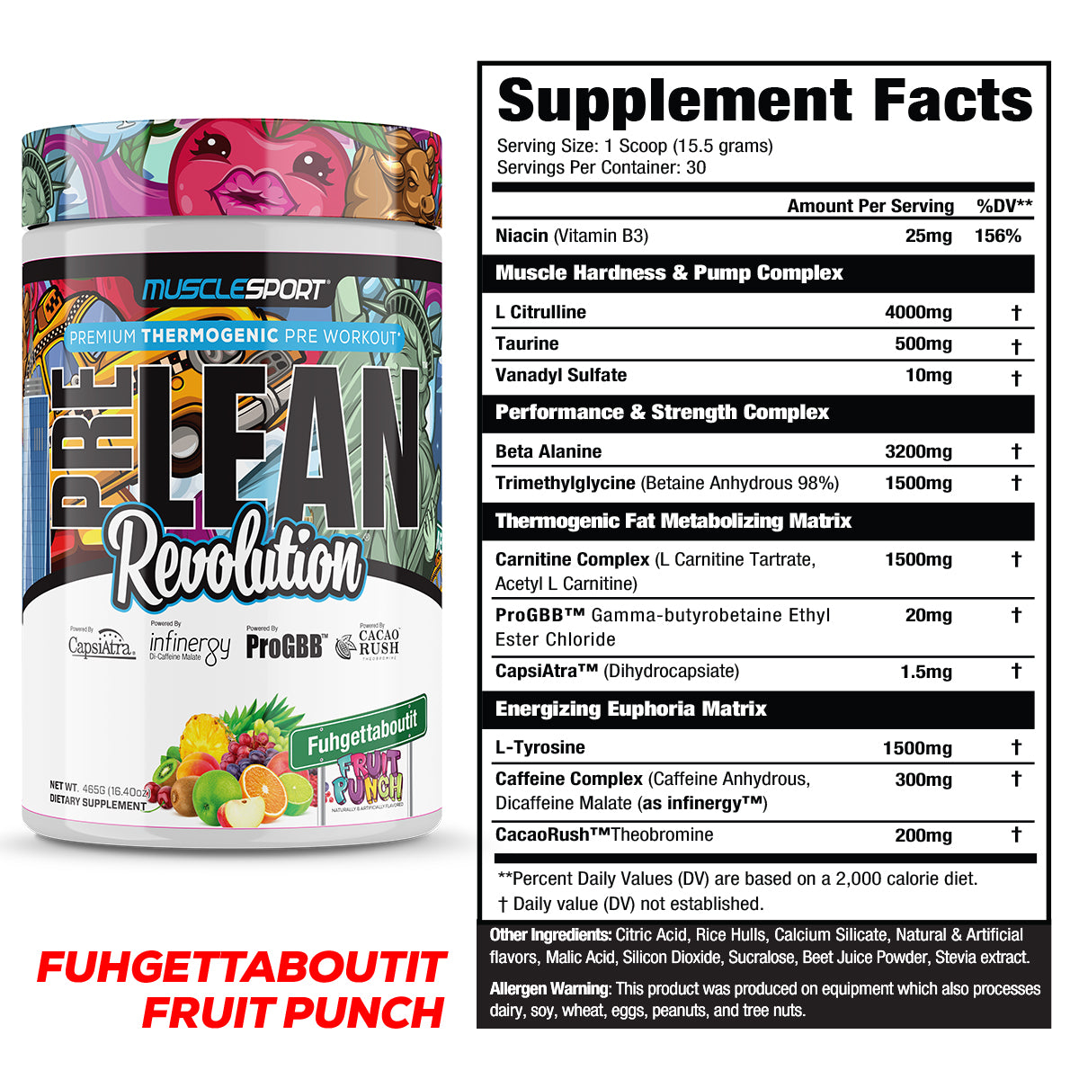 PreLean™ Revolution® Pre-workout 30 Servings