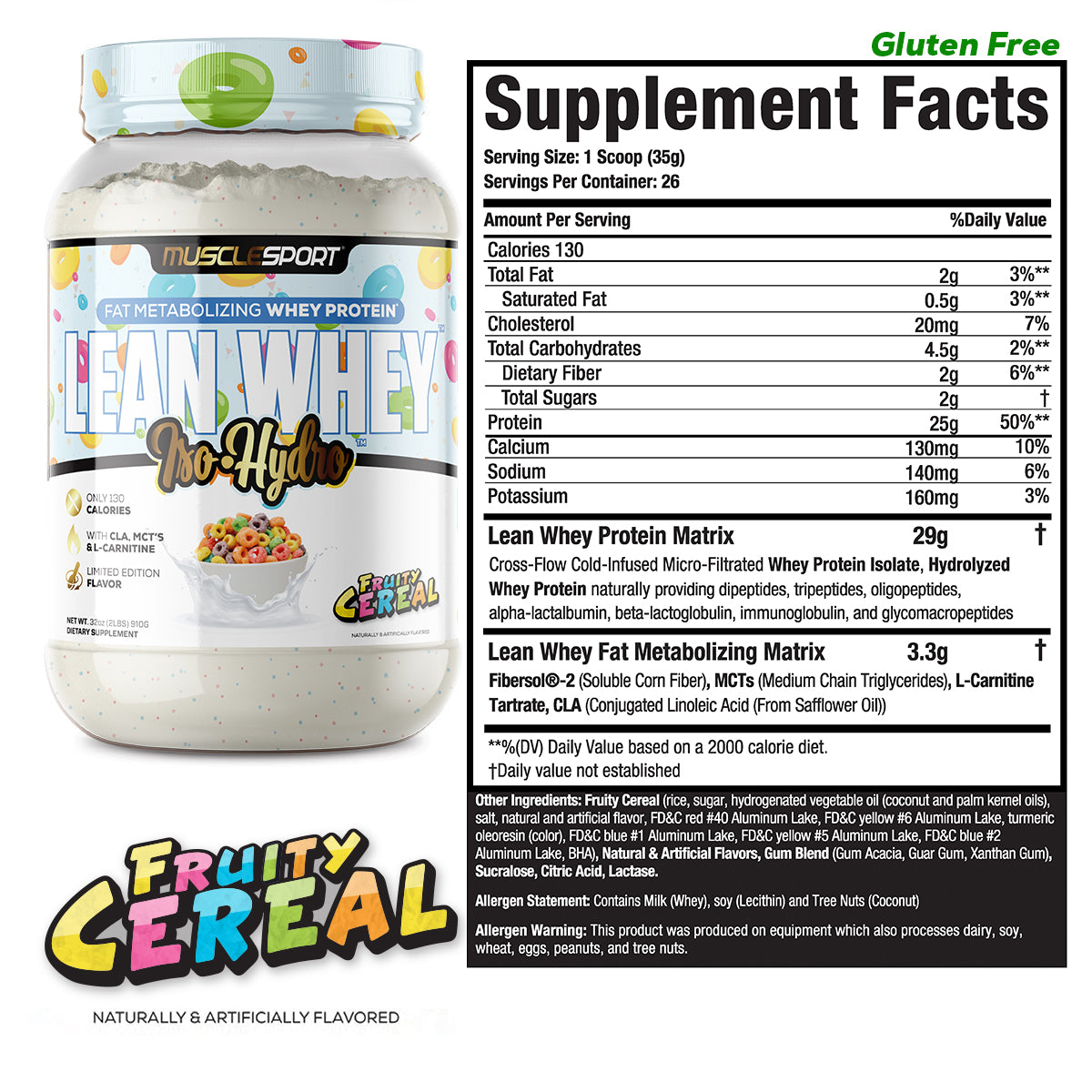 Lean Whey® Iso Hydro Gourmet Protein 2lb - Limited Edition