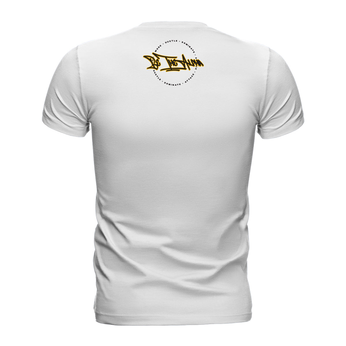 Be The Alpha "DOMINATE" T-Shirt Scallop Cut / Glacier - Musclesport® -