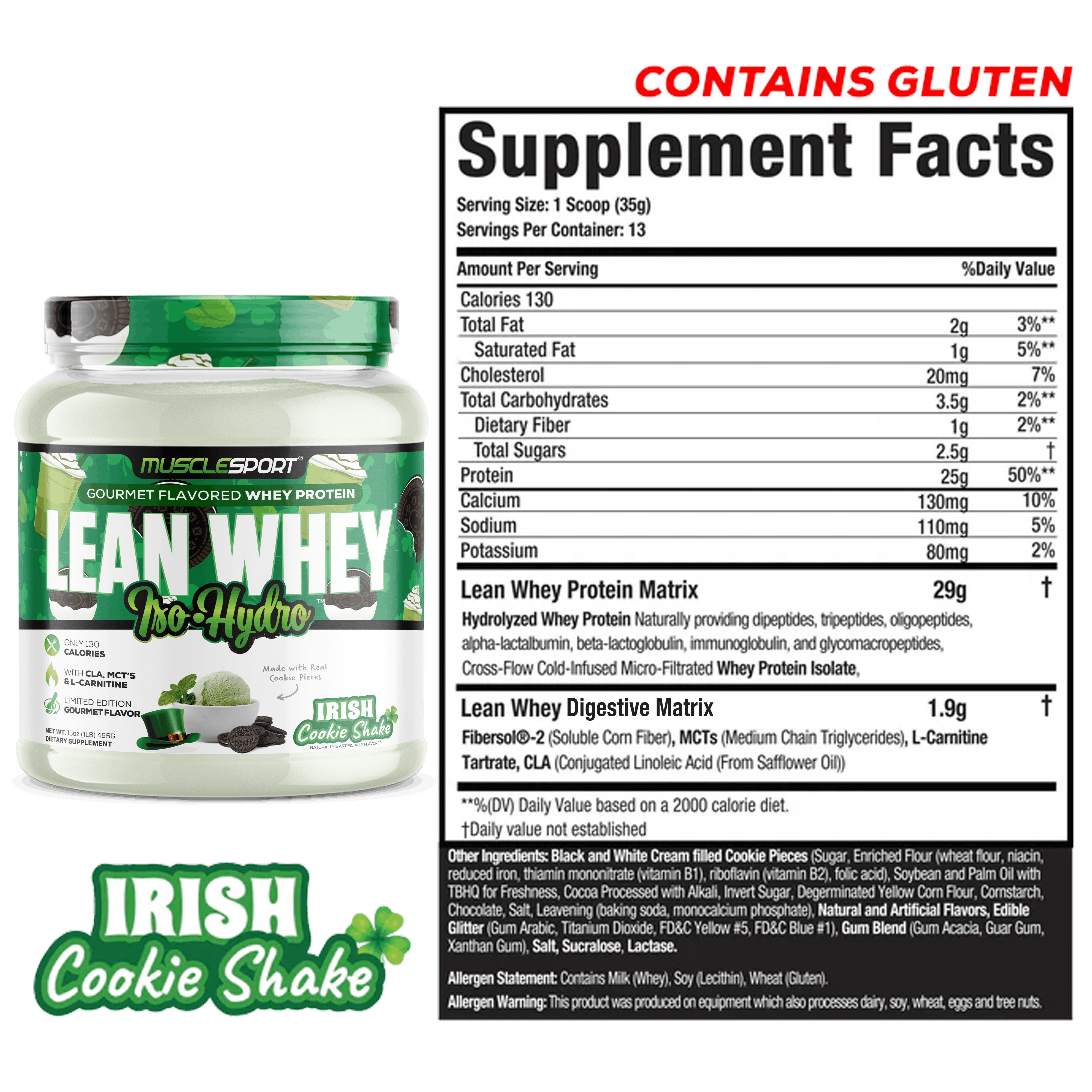 Lean Whey® Iso Hydro Gourmet Protein 1lb