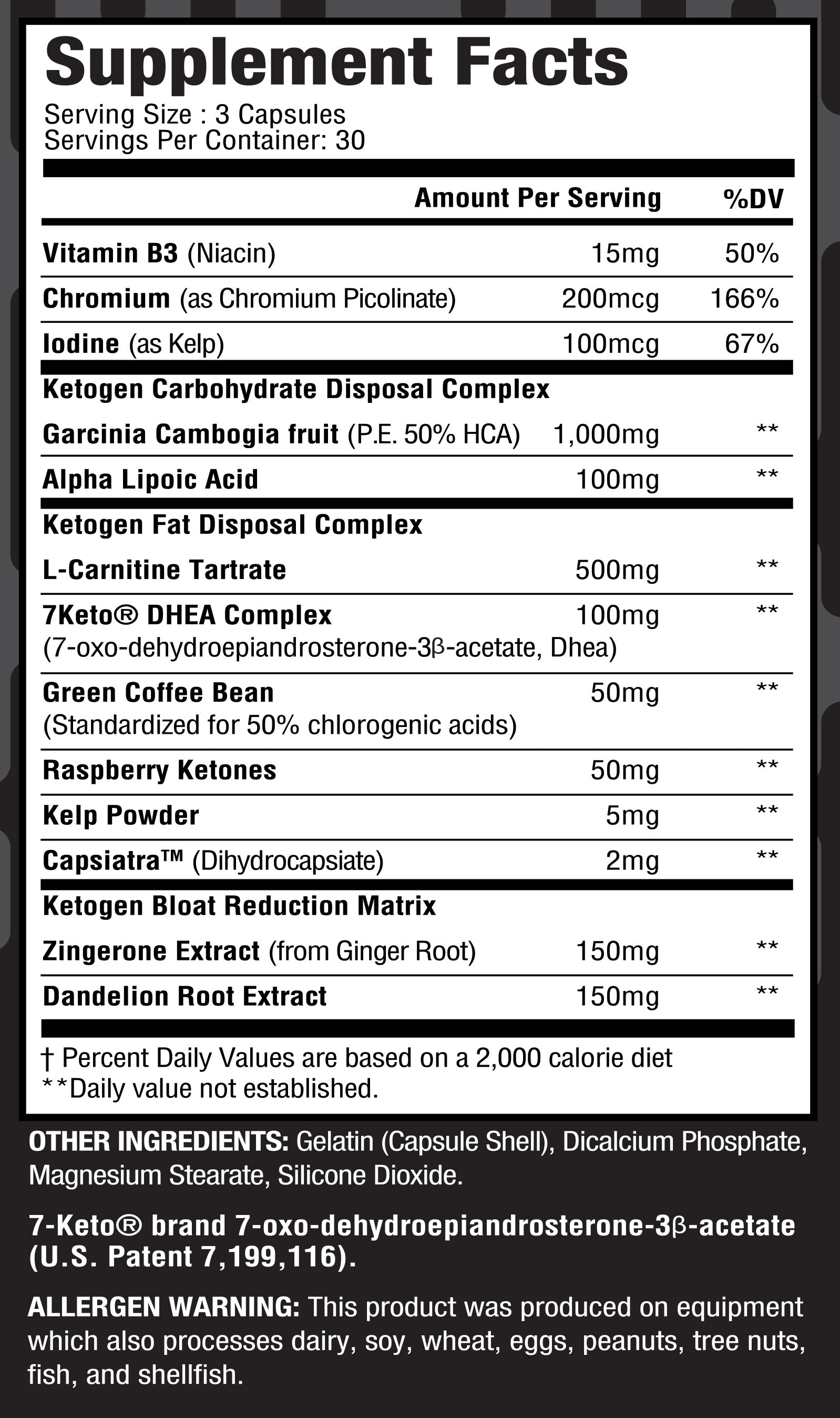 Ketogen™ Stimulant Free Fat Metabolizer - Musclesport®
