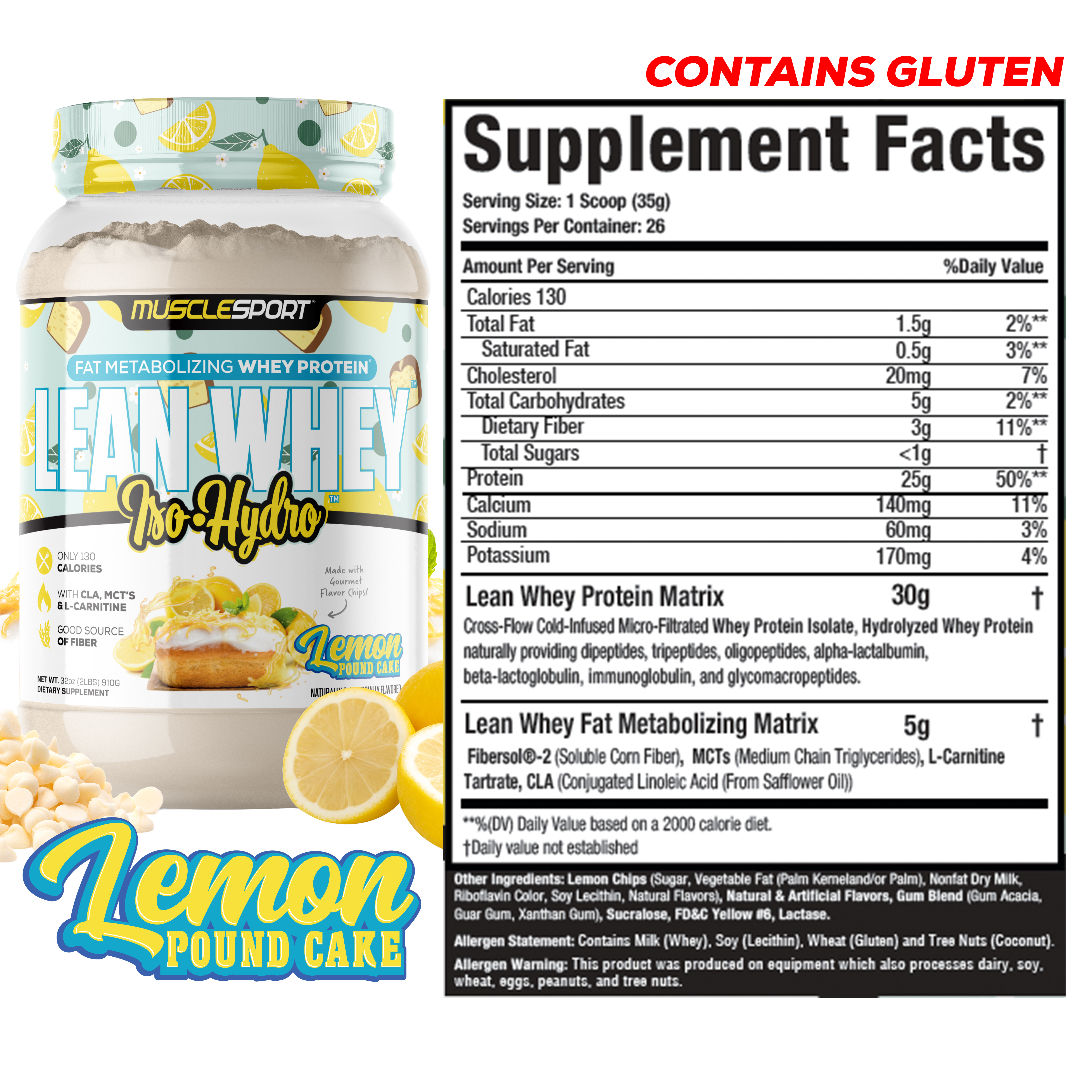 Lean Whey® Iso Hydro Gourmet Protein 2lb - Limited Edition