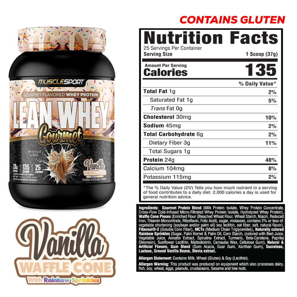 Lean Whey® Gourmet 2lb - Premium Blended Protein