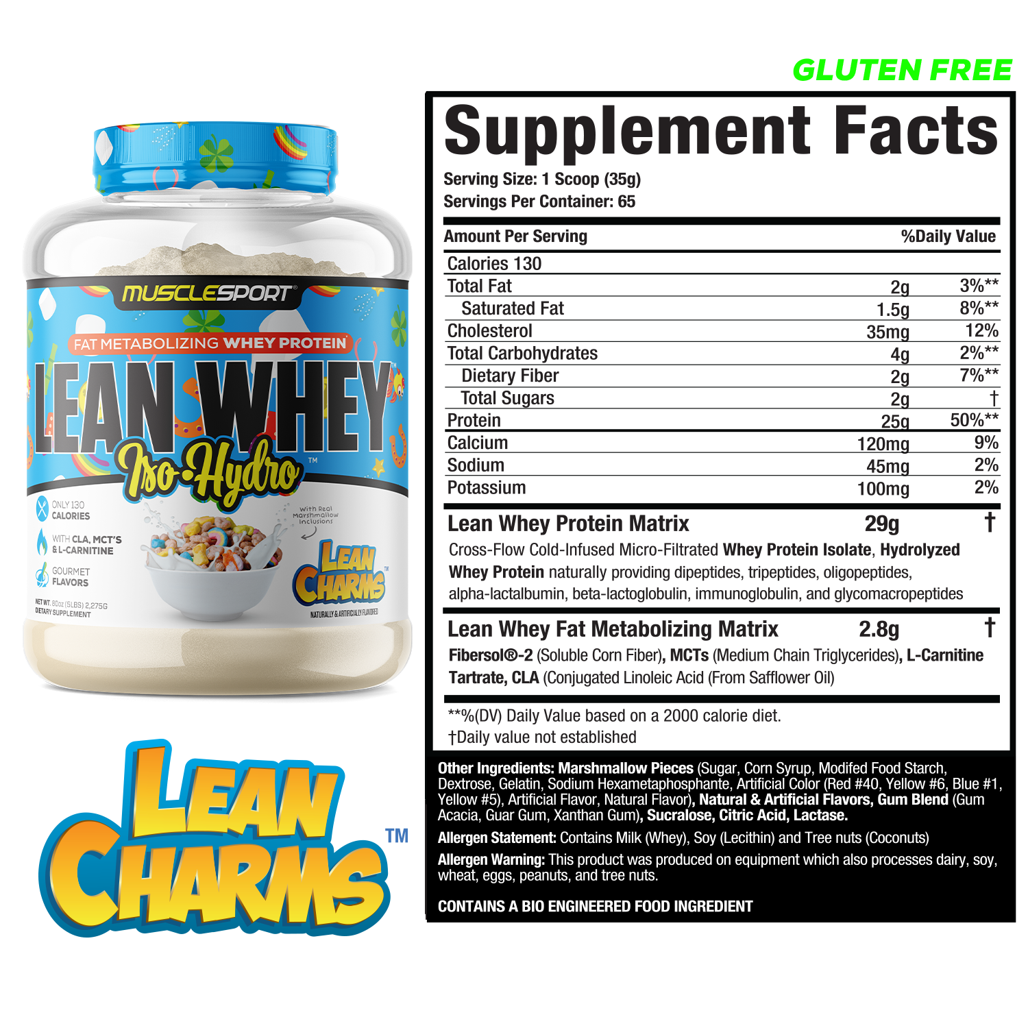 Lean Whey® Iso Hydro Gourmet Protein - 5lb