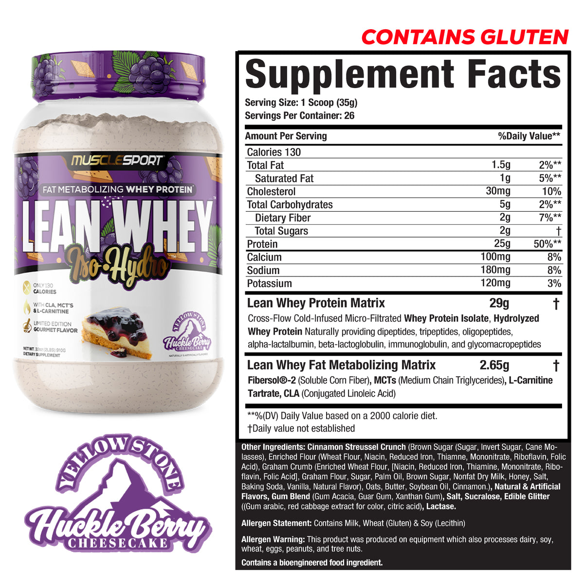 Lean Whey® Iso Hydro 2lb - Limited Edition