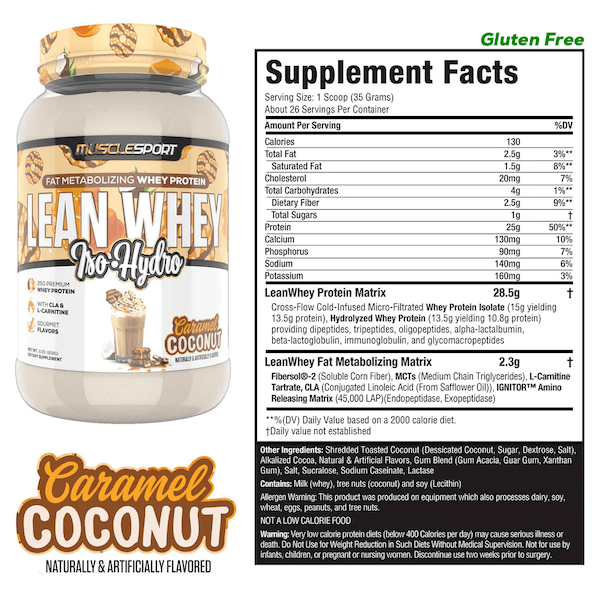 Lean Whey® Iso Hydro Gourmet Protein 2lb - Limited Edition