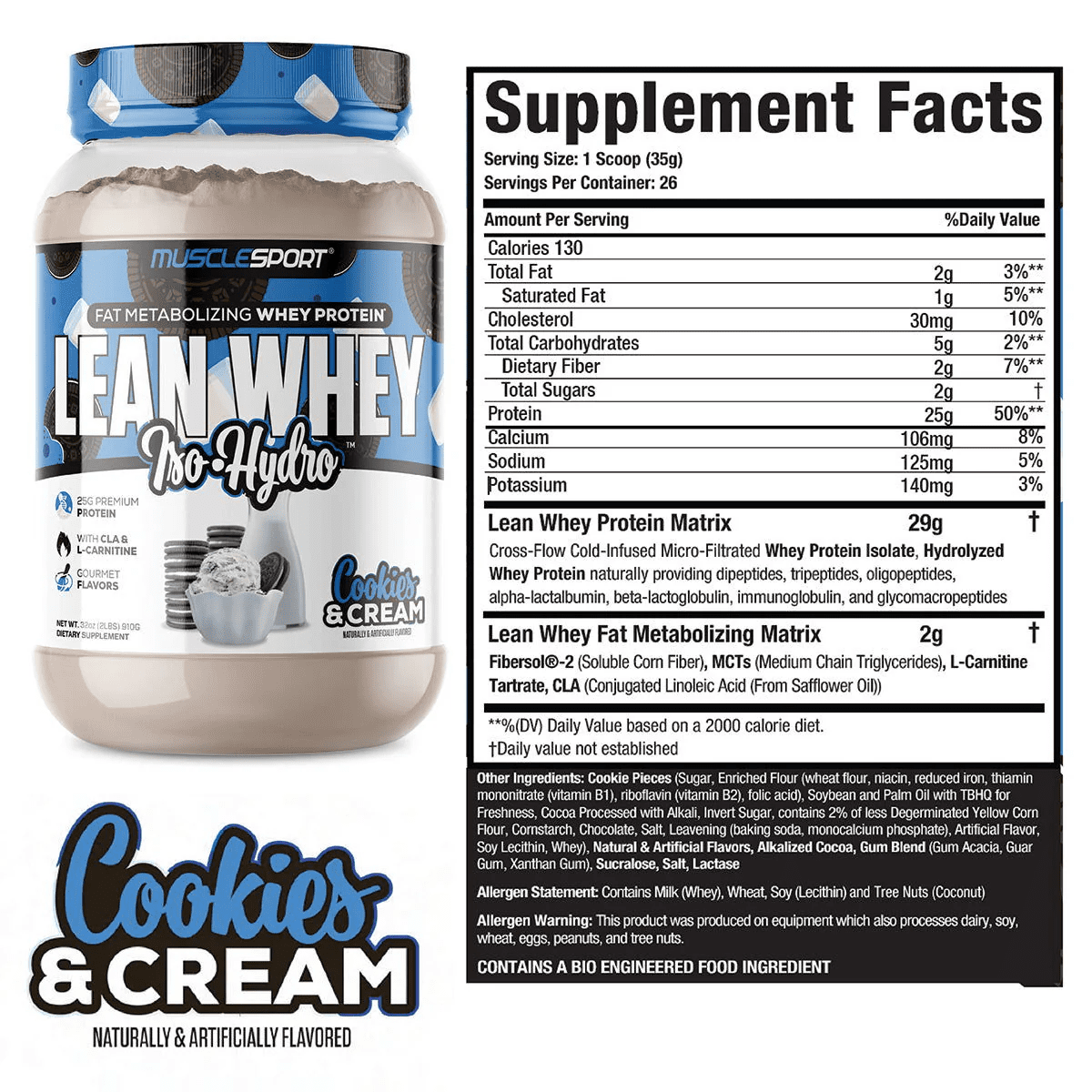 Lean Whey® Iso Hydro Gourmet Protein 2lb - Limited Edition