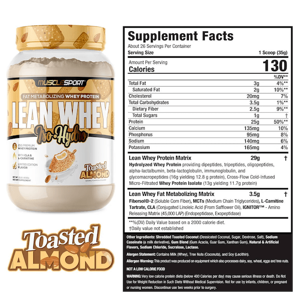 Lean Whey® Iso Hydro Gourmet Protein 2lb - Limited Edition