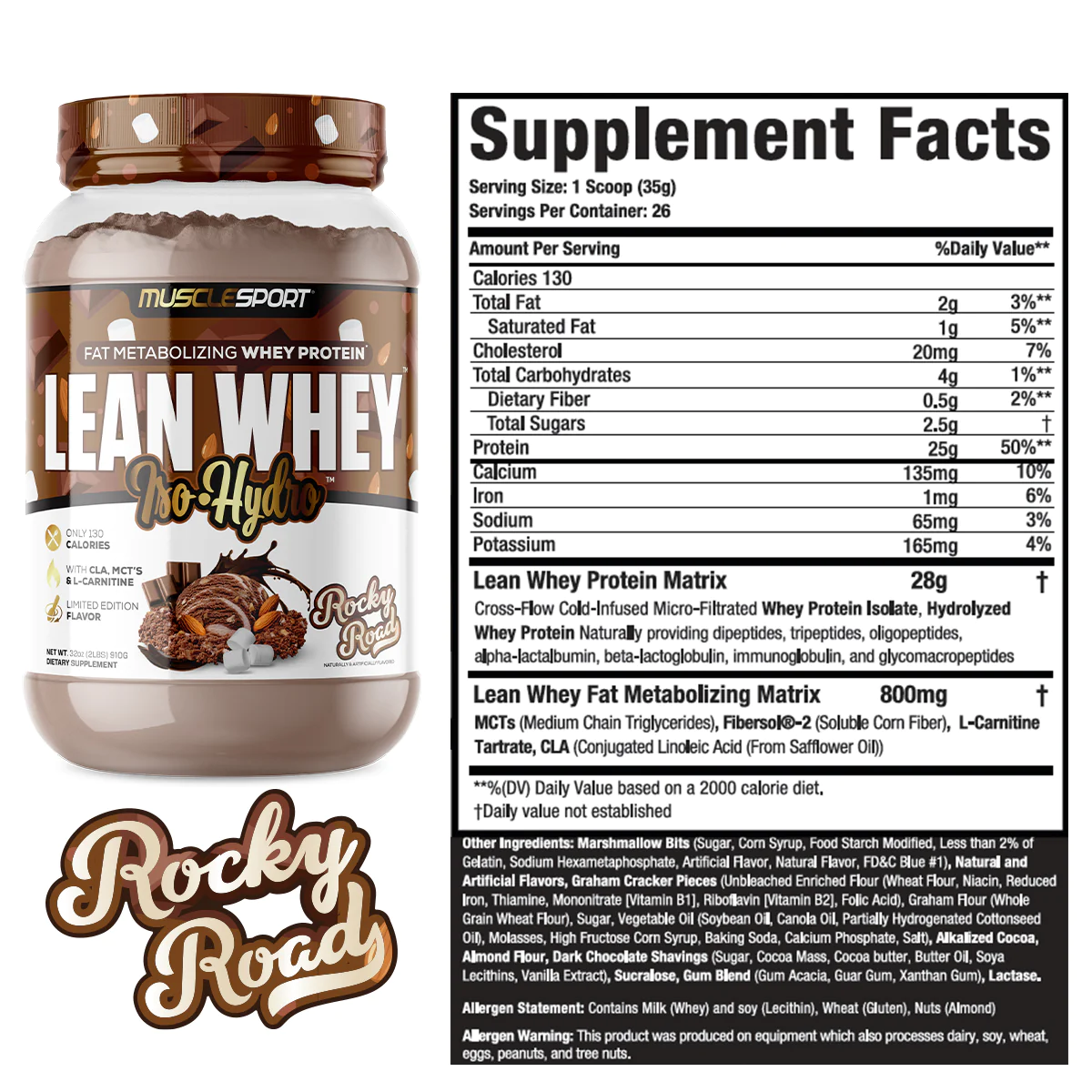 Lean Whey Rocky Road Limited Edition - Musclesport®