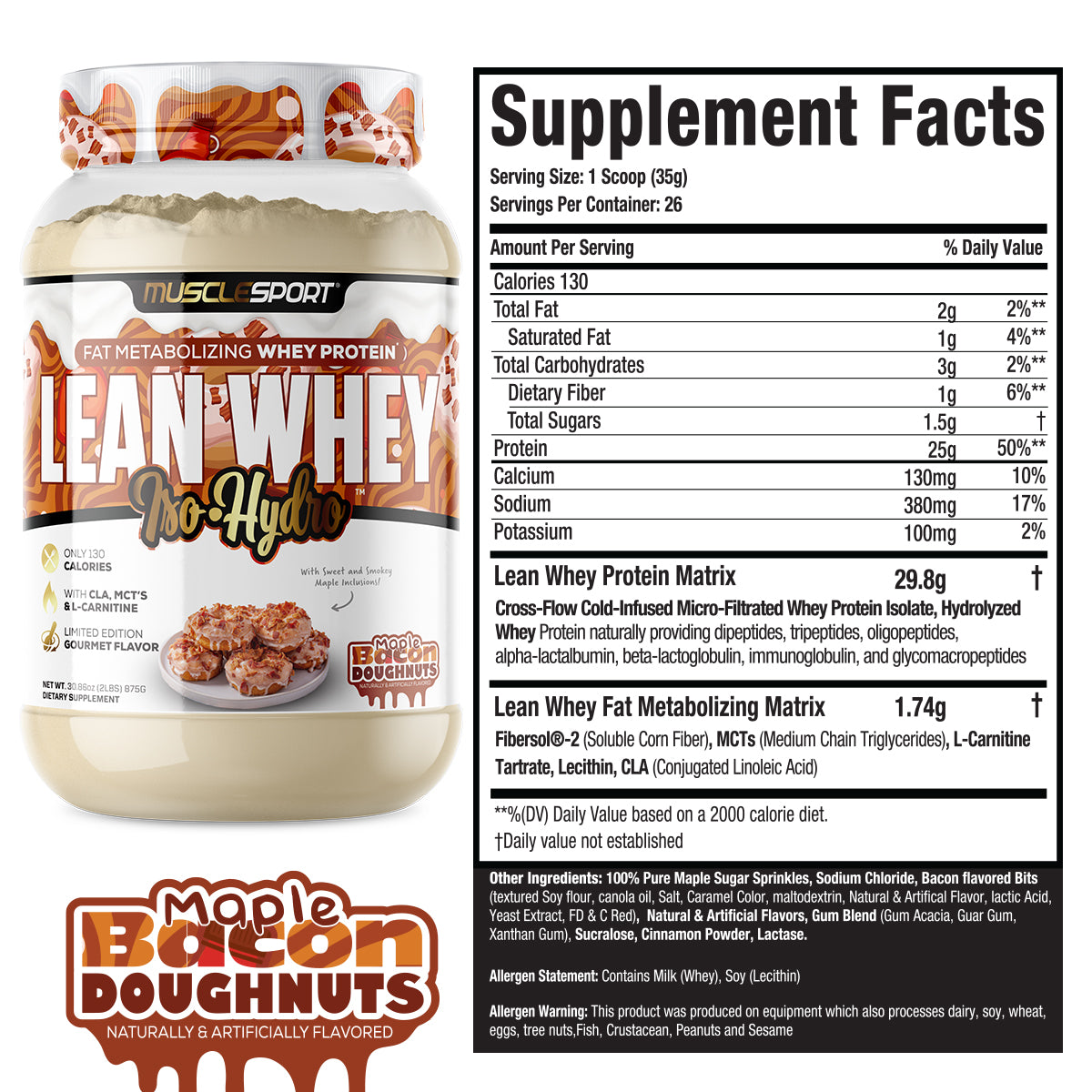 Lean Whey® Iso Hydro Gourmet Protein 2lb - Limited Edition
