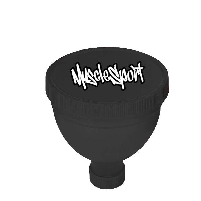 MuscleSport Protein Powder Fill "N" Go Funnel Galactic Black