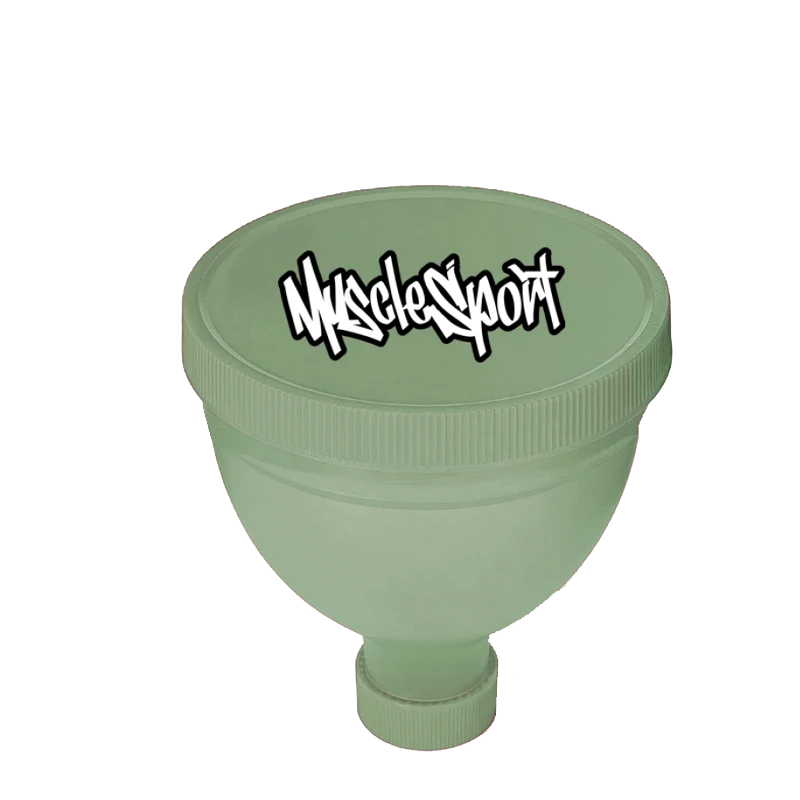 MuscleSport Protein Powder Fill "N" Go Funnel Sage Green