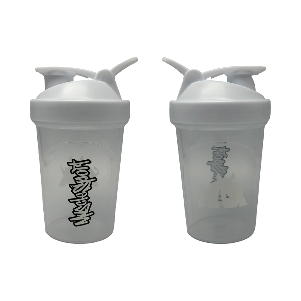 Musclesport Rhino Clear & White Graffiti Shorty Shaker - Musclesport®