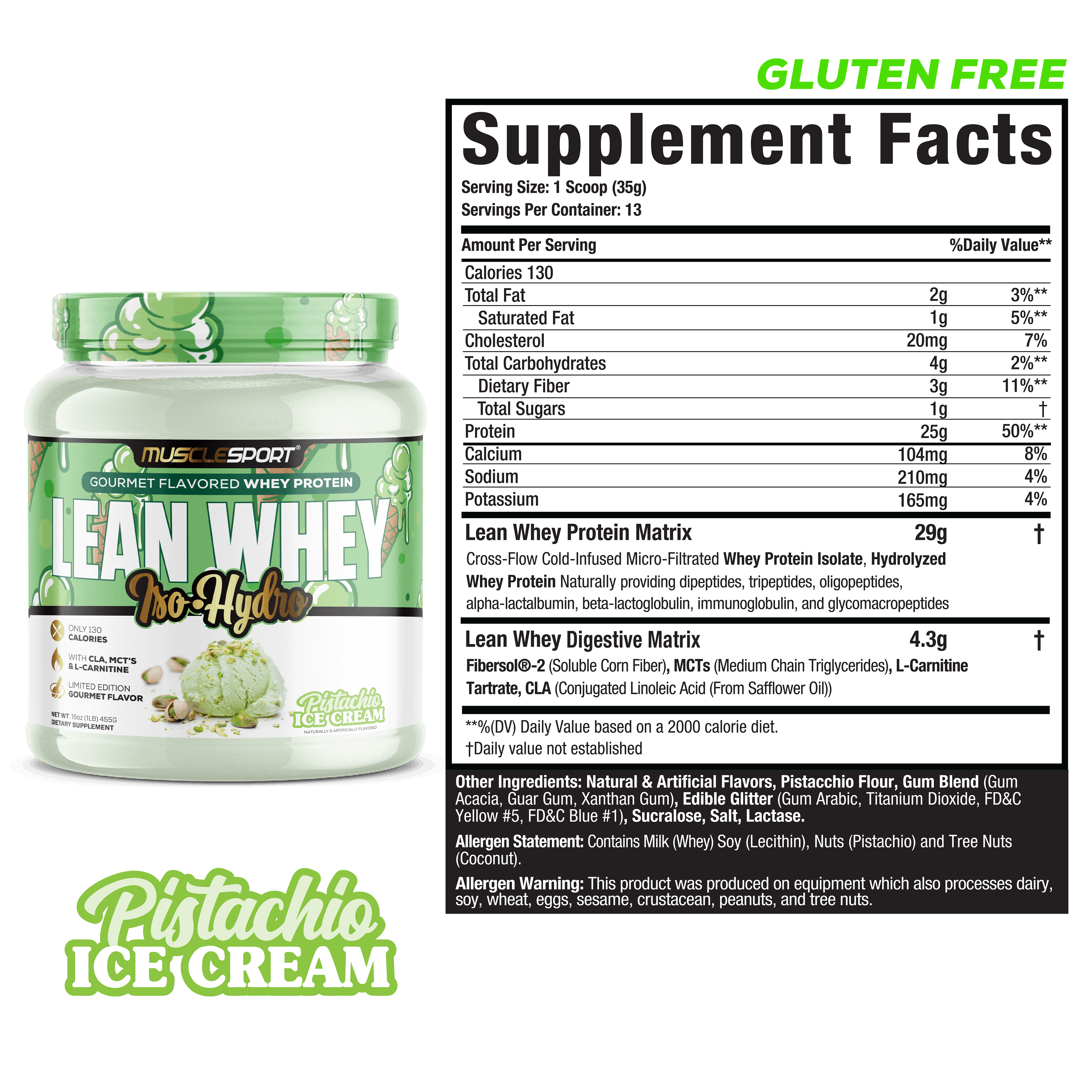 Lean Whey® Iso Hydro Gourmet Protein 1lb