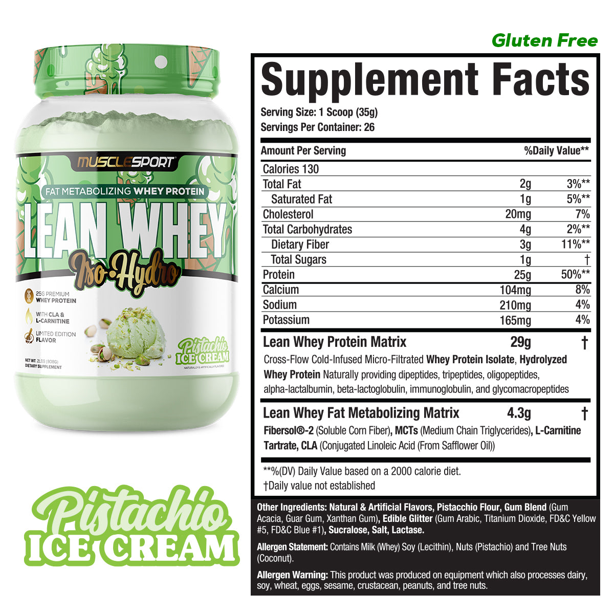 Lean Whey® Iso Hydro Gourmet Protein 2lb - Limited Edition
