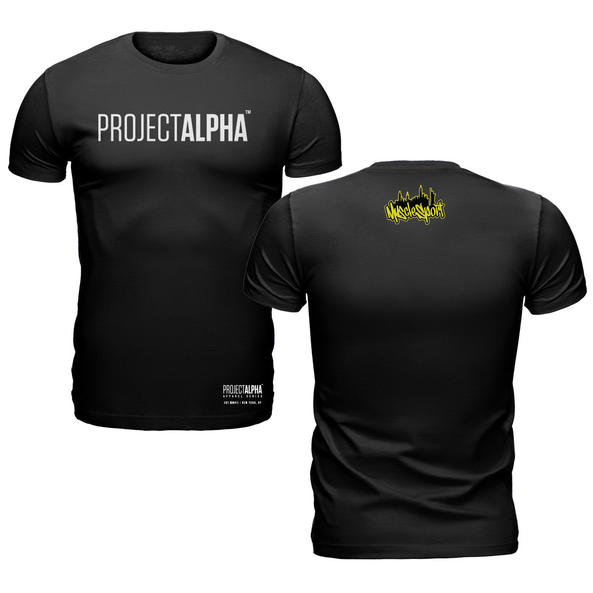 "Project Alpha" T-Shirt - Custom - Cut & Sew - Musclesport® -