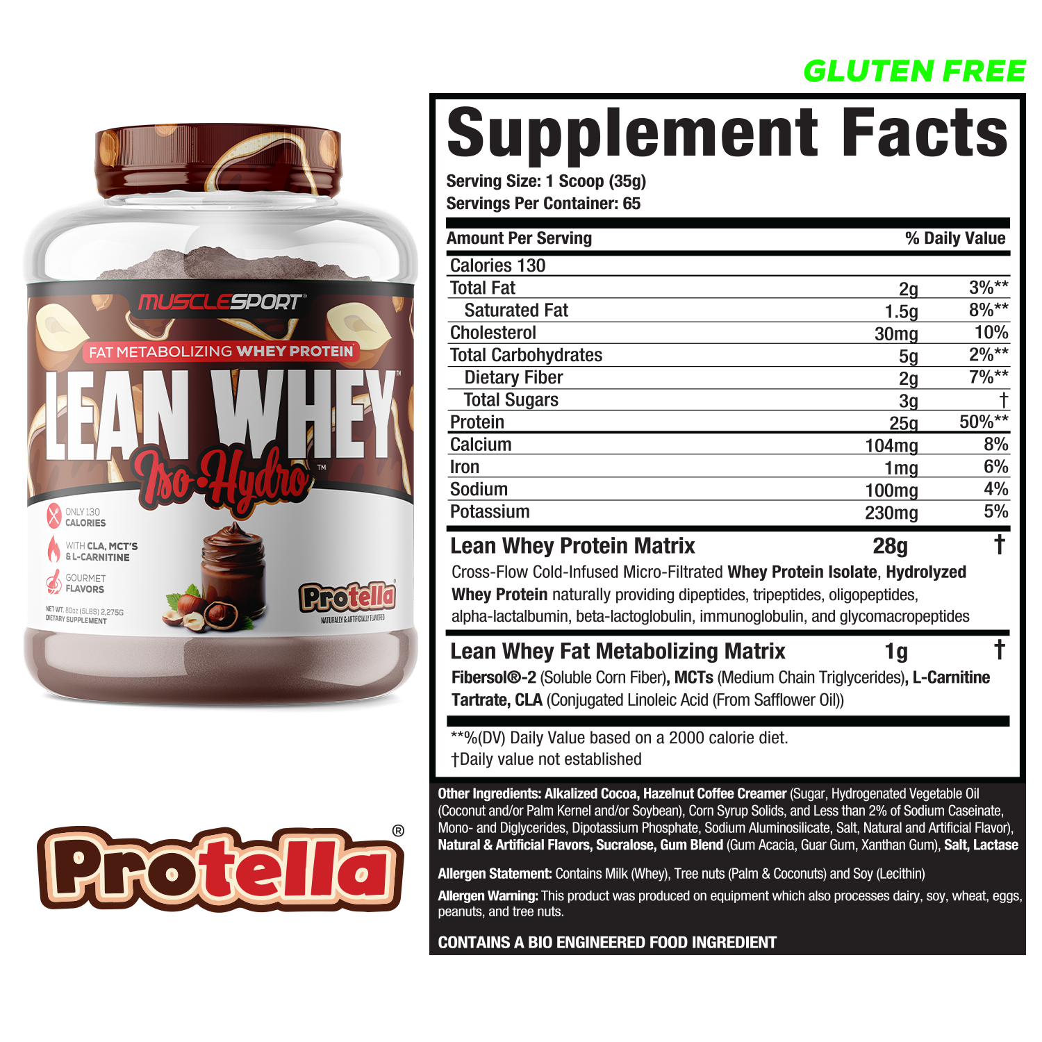 Lean Whey® Iso Hydro Gourmet Protein - 5lb