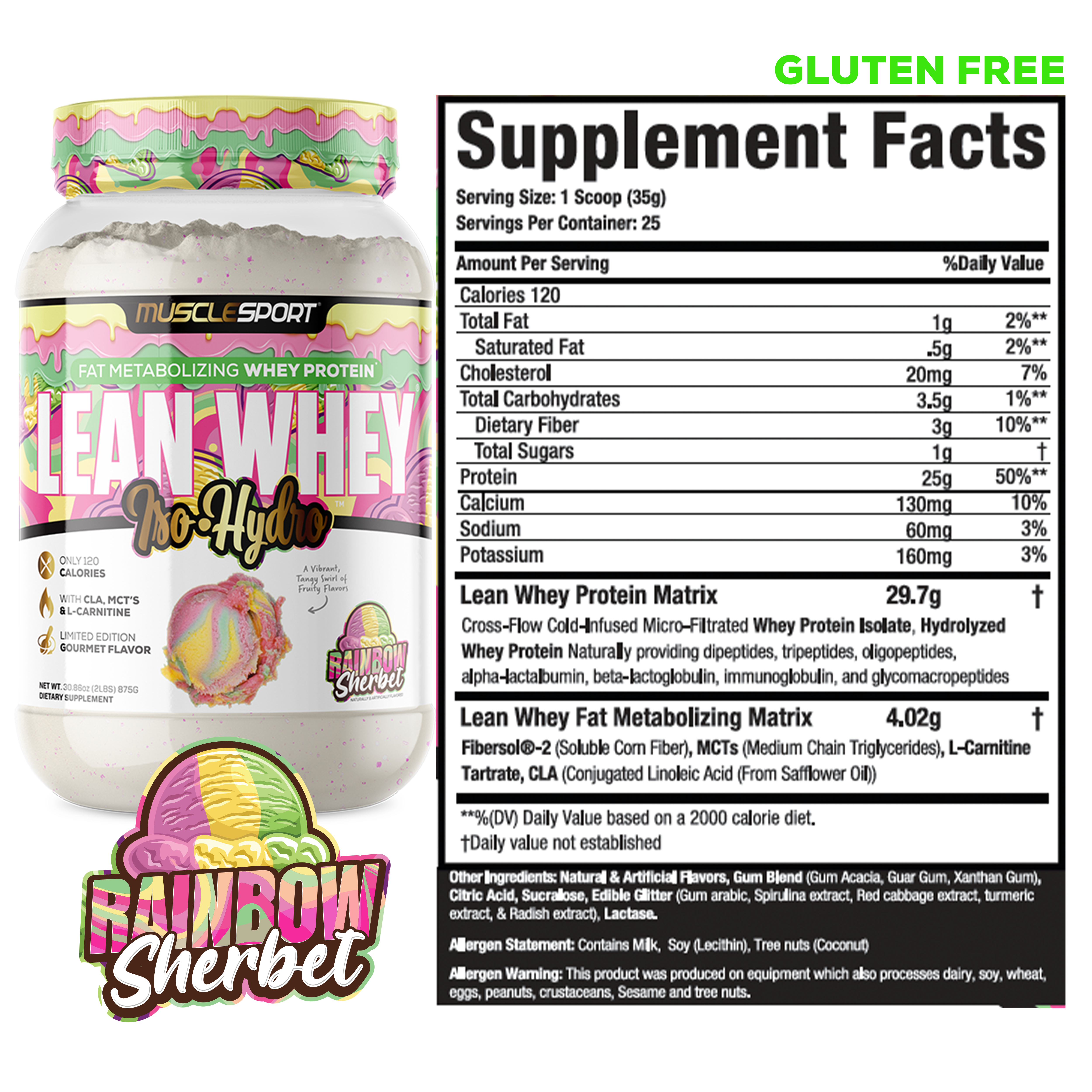 Lean Whey® Iso Hydro Gourmet Protein 2lb - Limited Edition