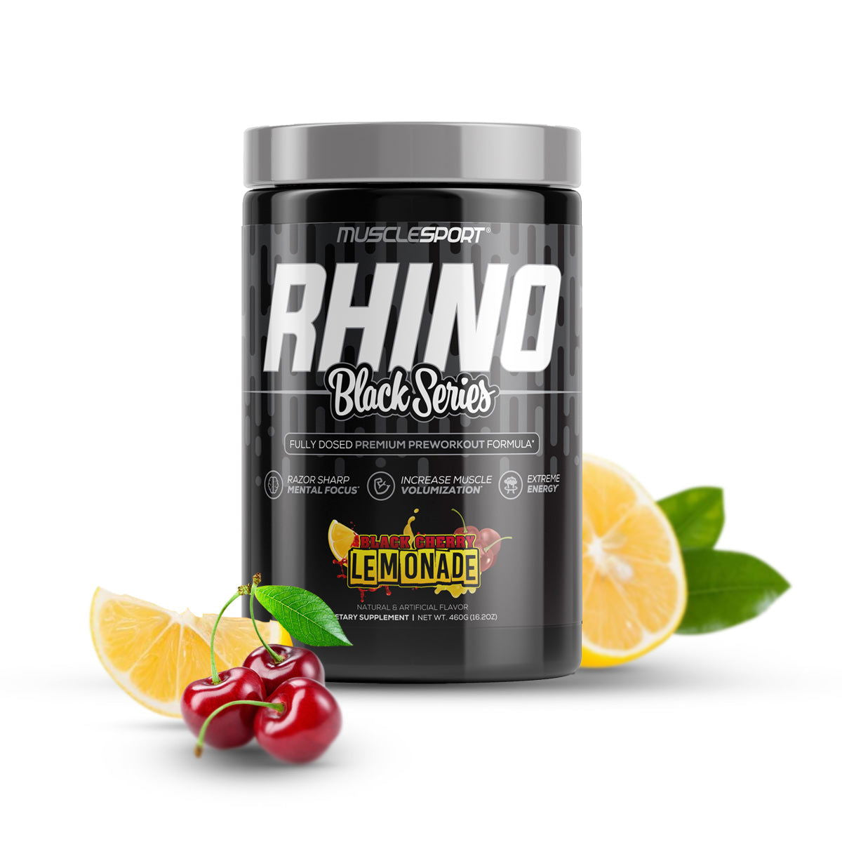 Rhino BLACK V2 - High Performance & Stim Preworkout - Musclesport®