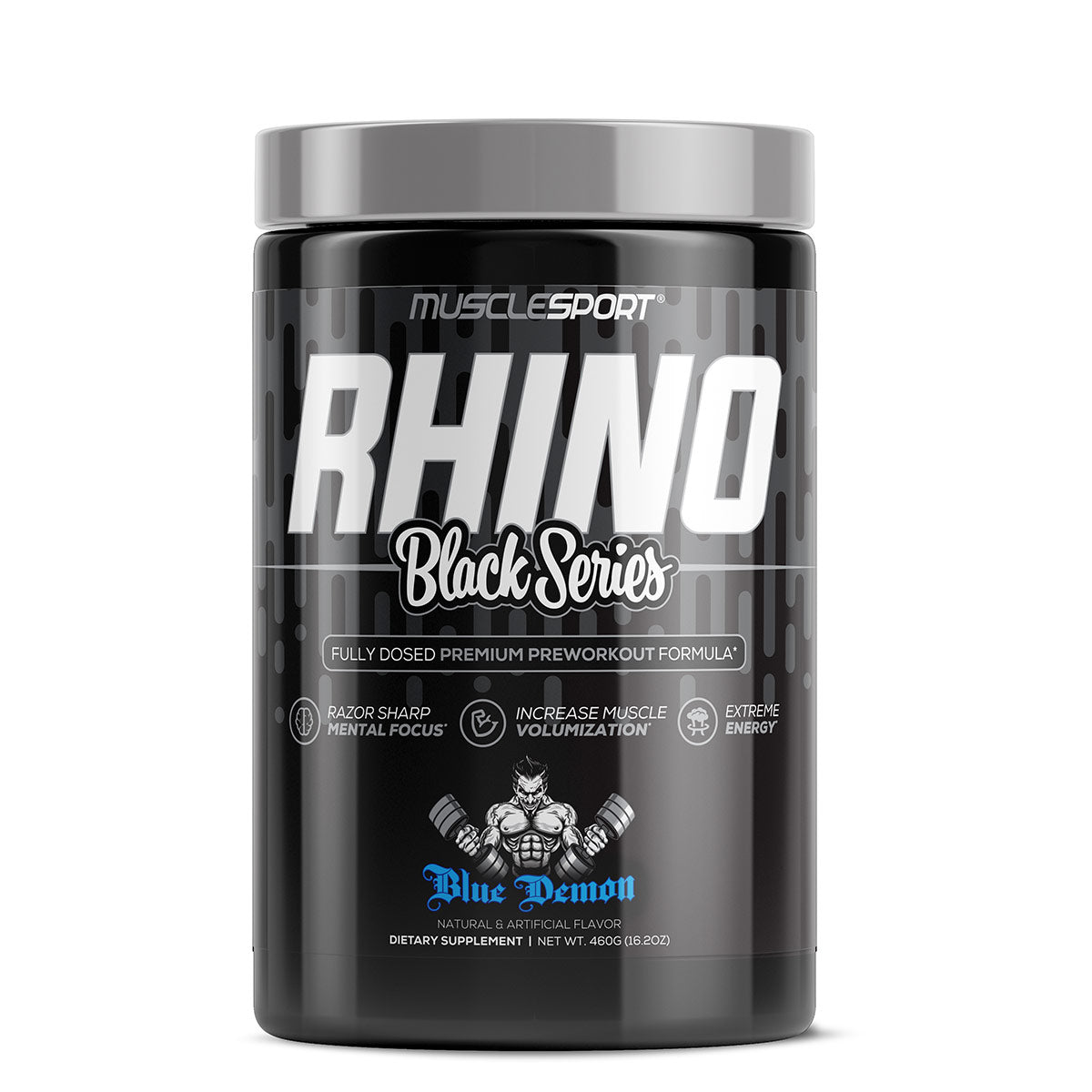 Rhino BLACK V2 - High Performance & Stim Preworkout - Musclesport®