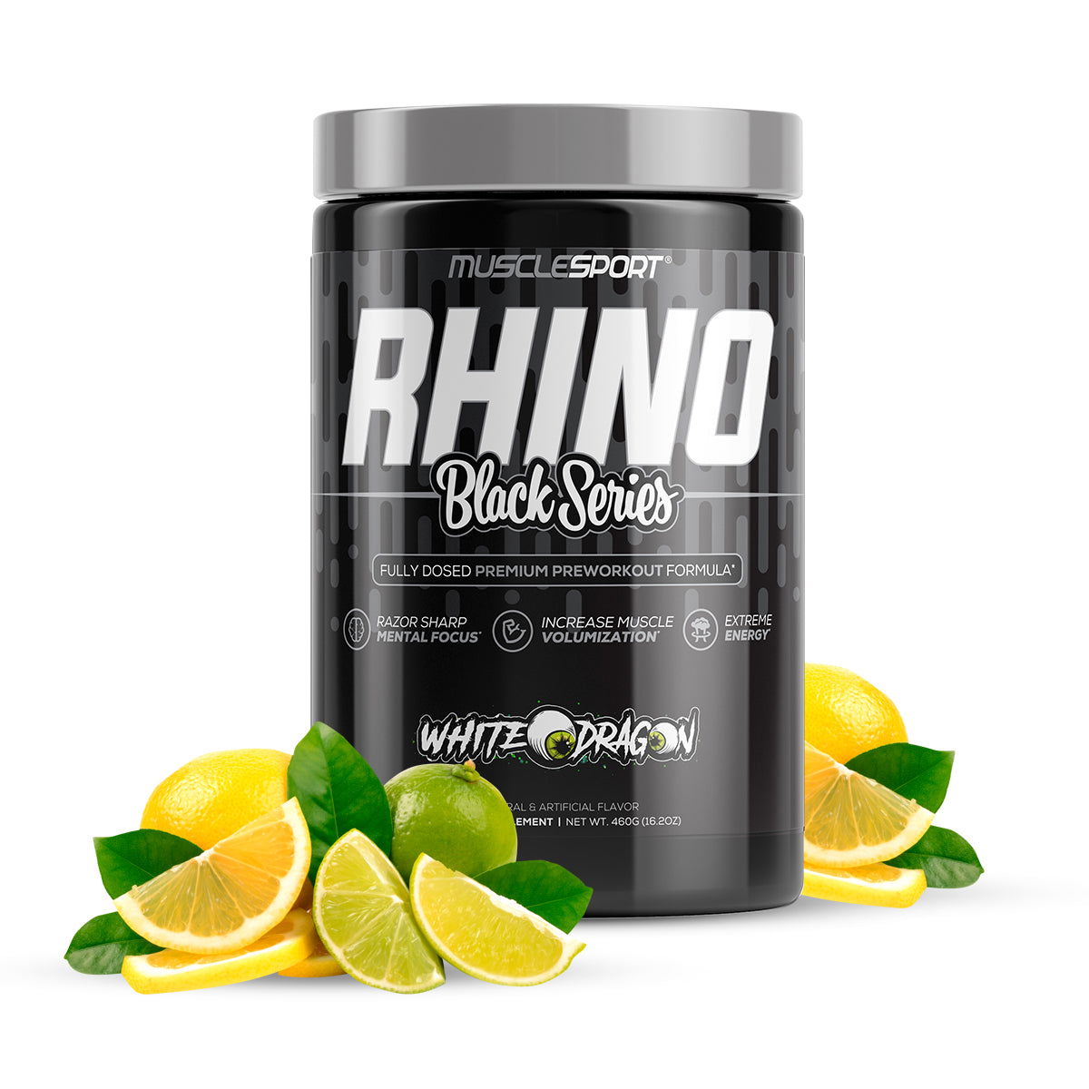 Rhino BLACK V2 - High Performance & Stim Preworkout - Musclesport®