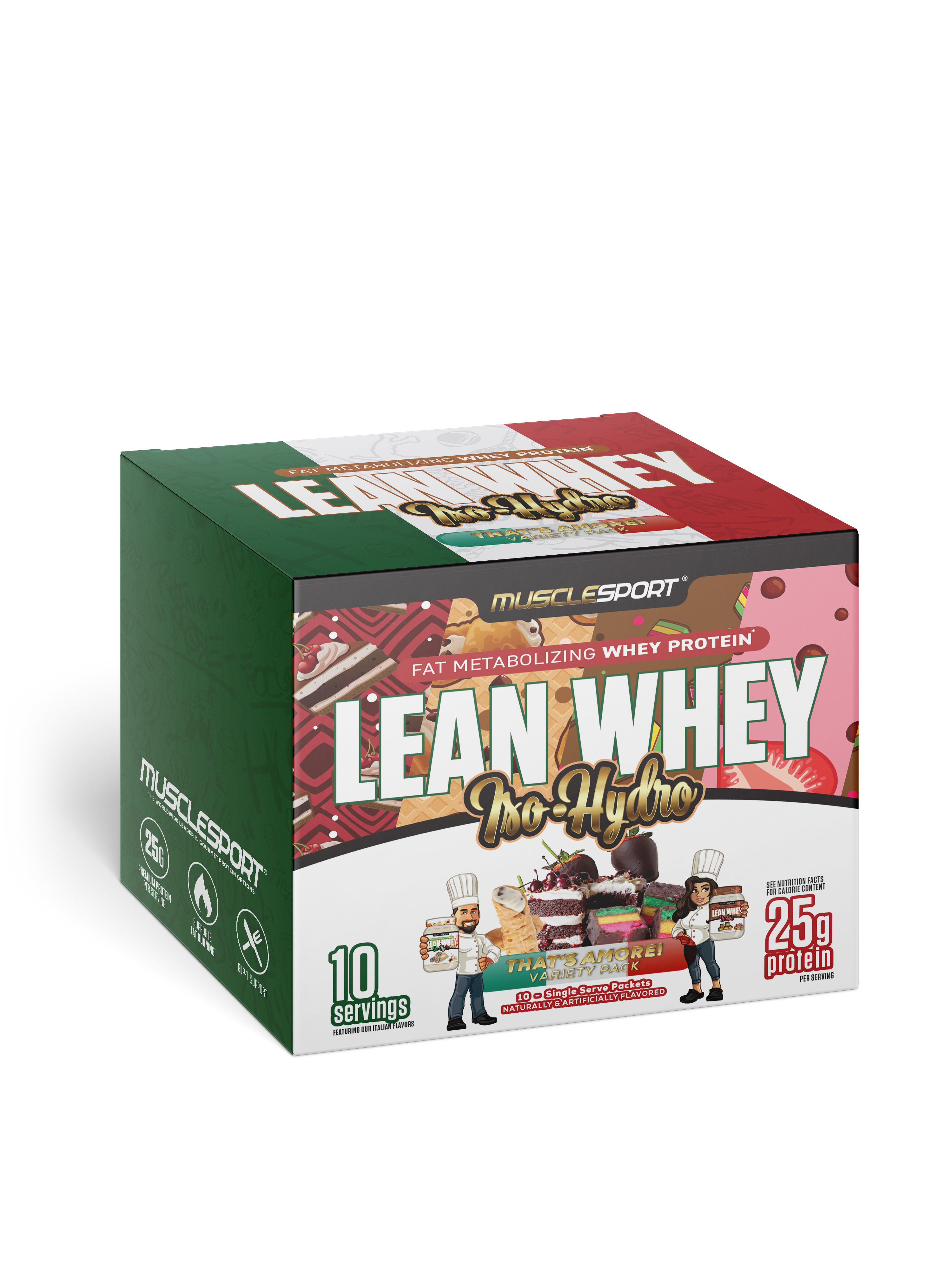 Lean Whey™ Variety Box | MuscleSport® Whey Protein Isolate Powder