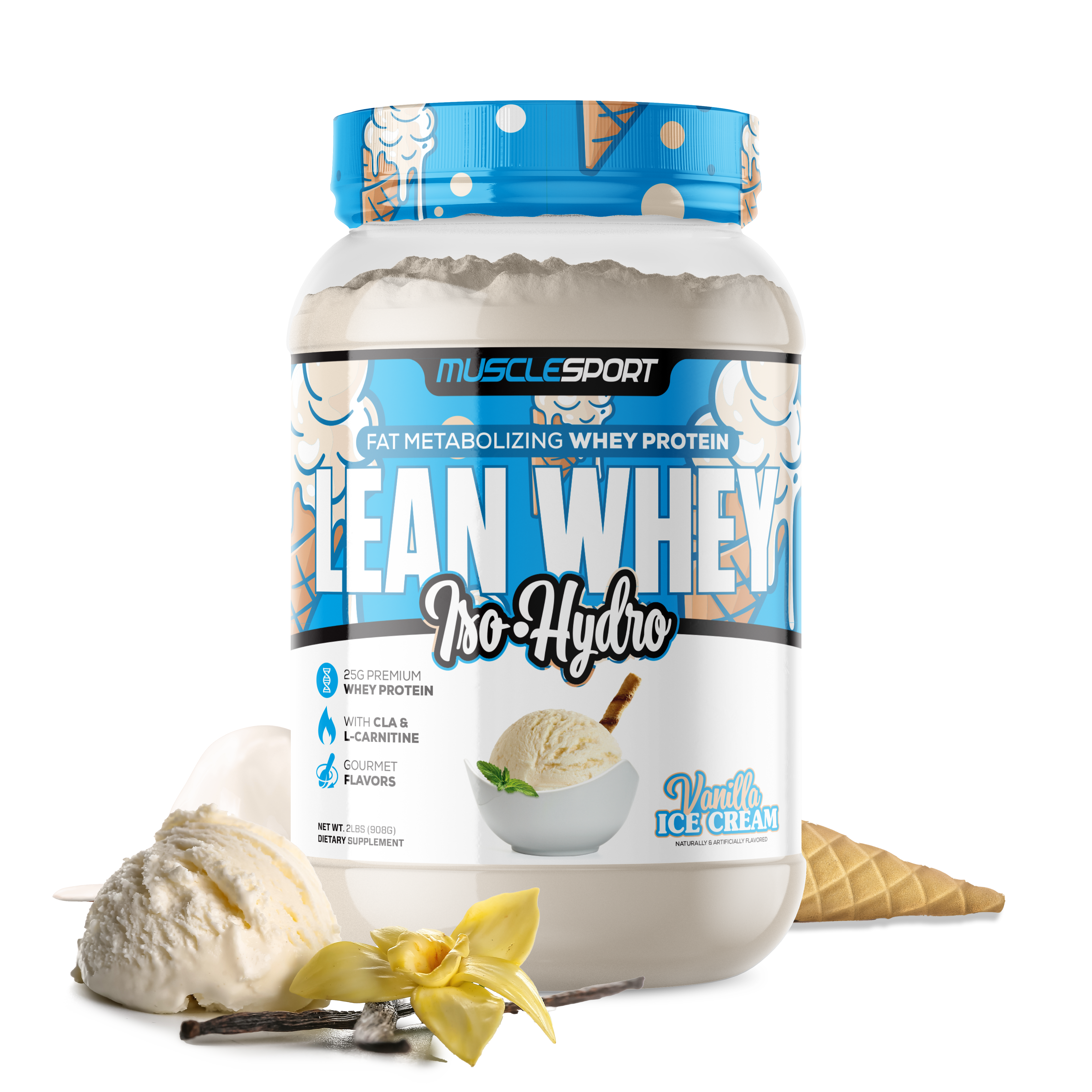 Lean Whey® Iso Hydro Gourmet Protein 2lb - Standard