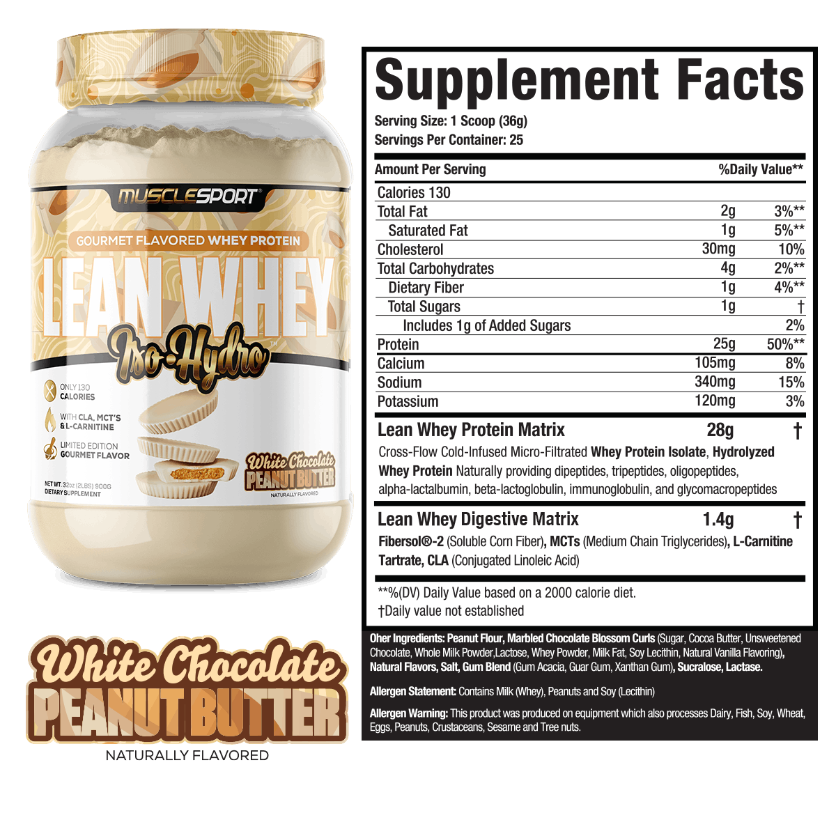 Lean Whey® Iso Hydro Gourmet Protein 2lb - Limited Edition