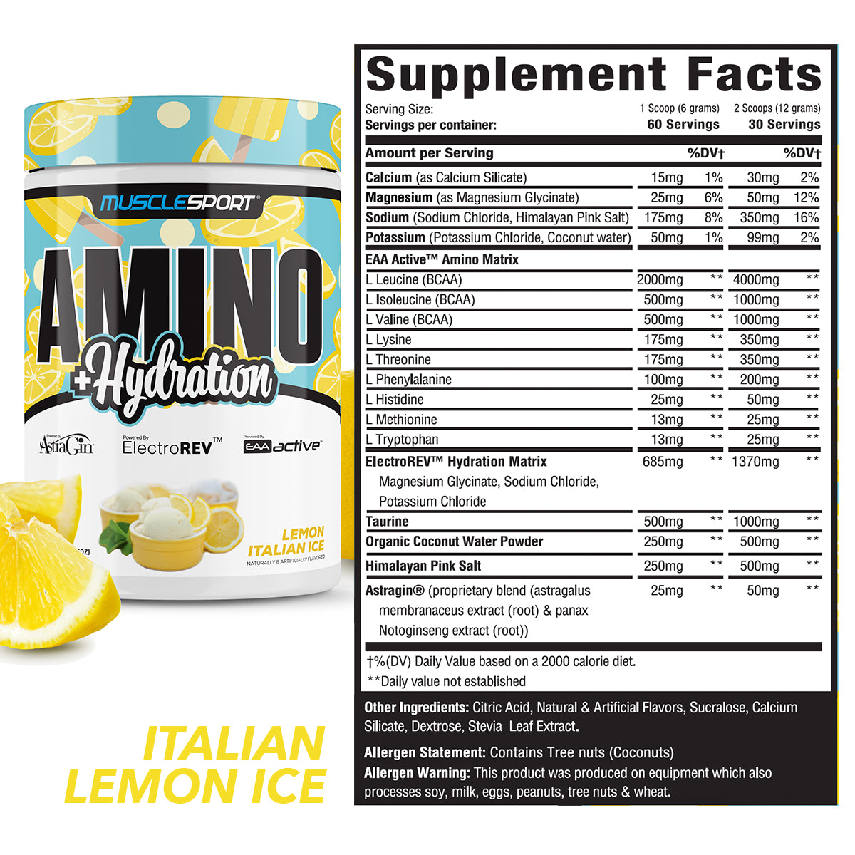 Amino + Hydration™ 360 Grams